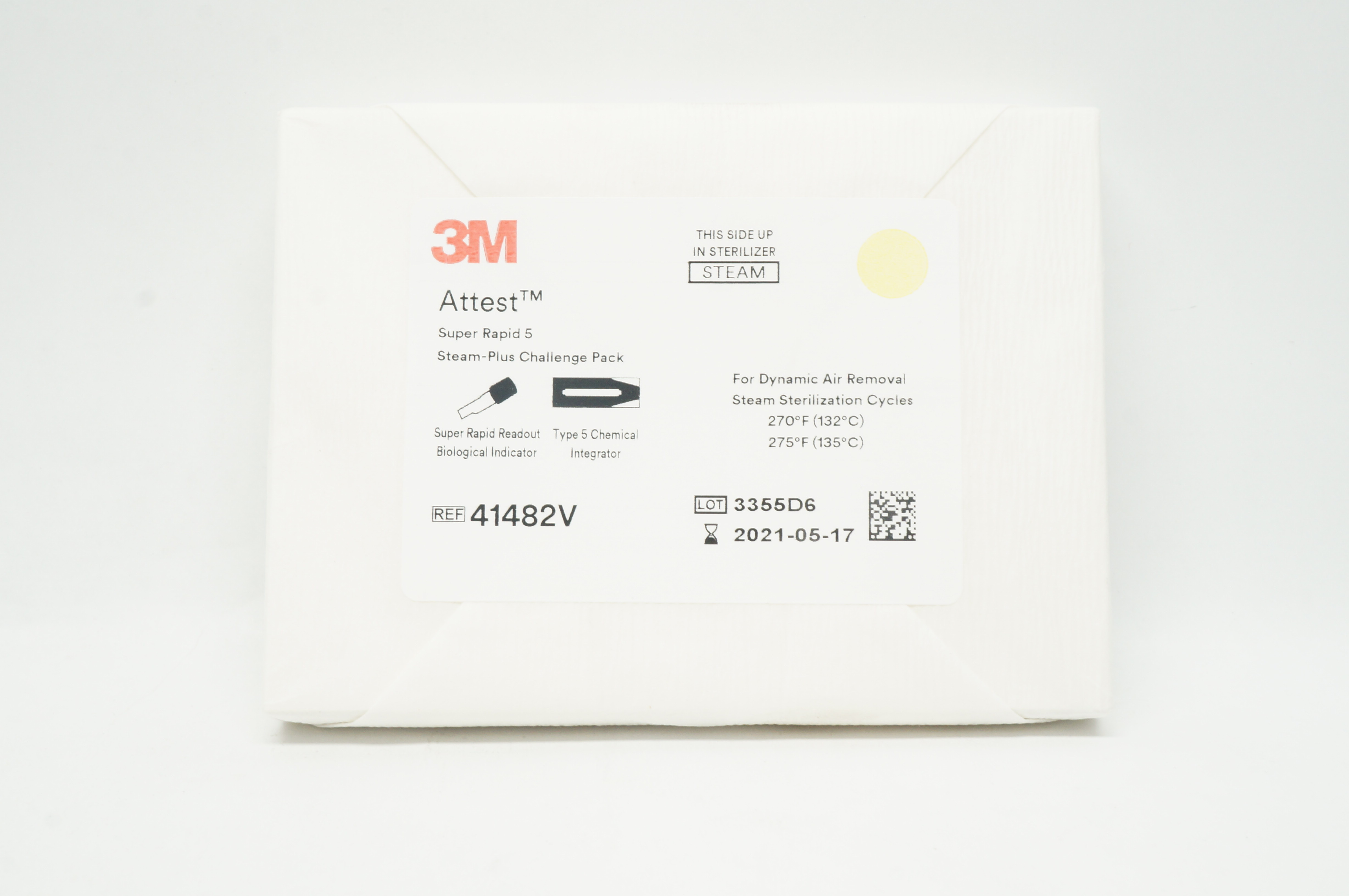 3M 41482V Attest Super Rapid 5 Steam‑Plus Challenge Pack (x)