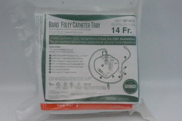 Bard 861414 Foley Cath Tray 14Fr. (x)