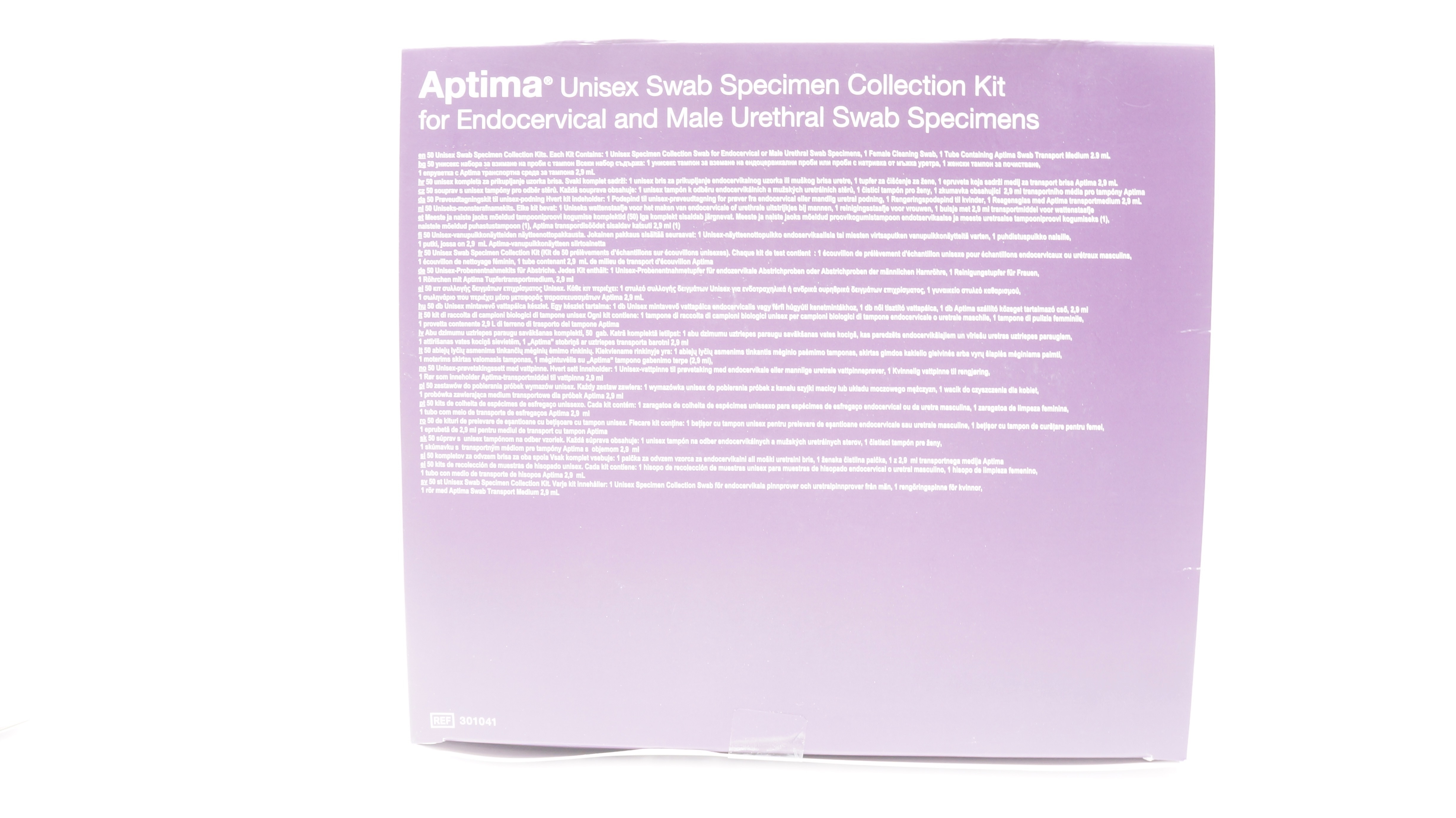 Hologic 301041 Aptima Unisex Swab Specimen Collection Kits  (x) - Box of 50