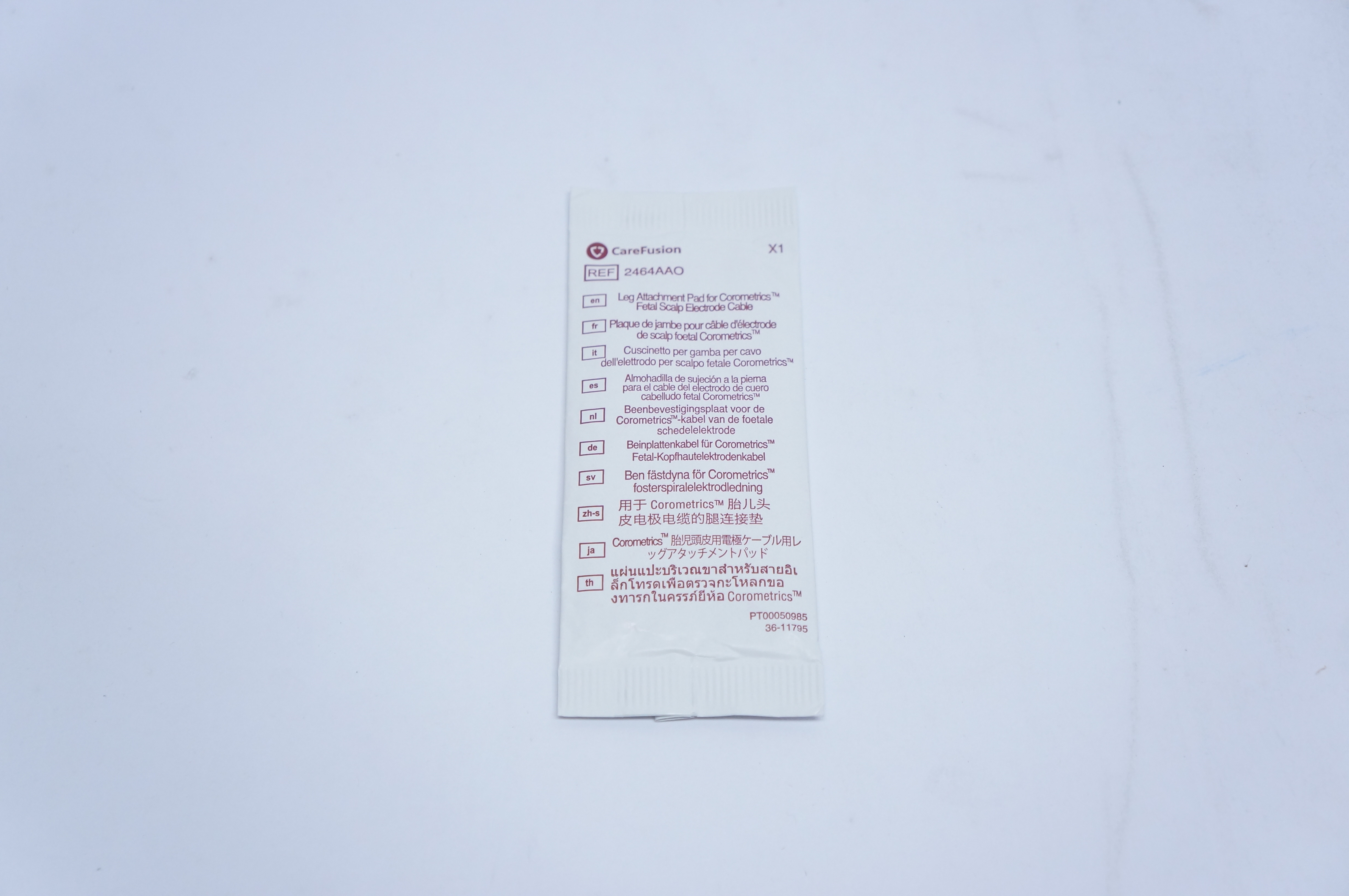 CareFusion 2464AAO Leg Attachment Pad, Fetal Scalp Electrode Cable (x)