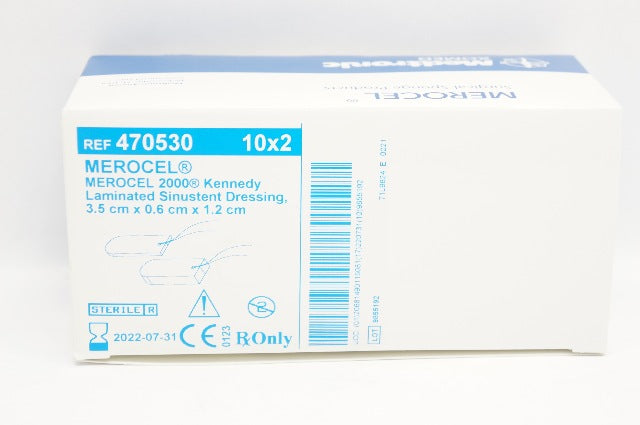 Medtronic 470530 Merocel Sinustent Dressing 3.5 x 0.6 x 1.2cm (x) - Box of 20