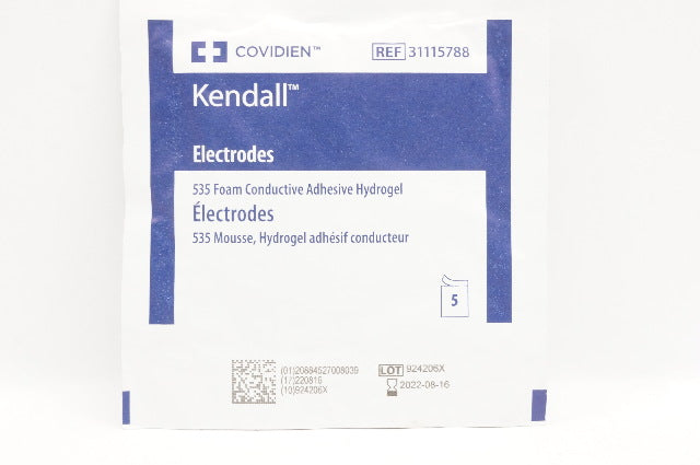 Covidien 31115788 Kendall Conductive Adhesive Hydrogel Electrodes (x)- Pack of 5
