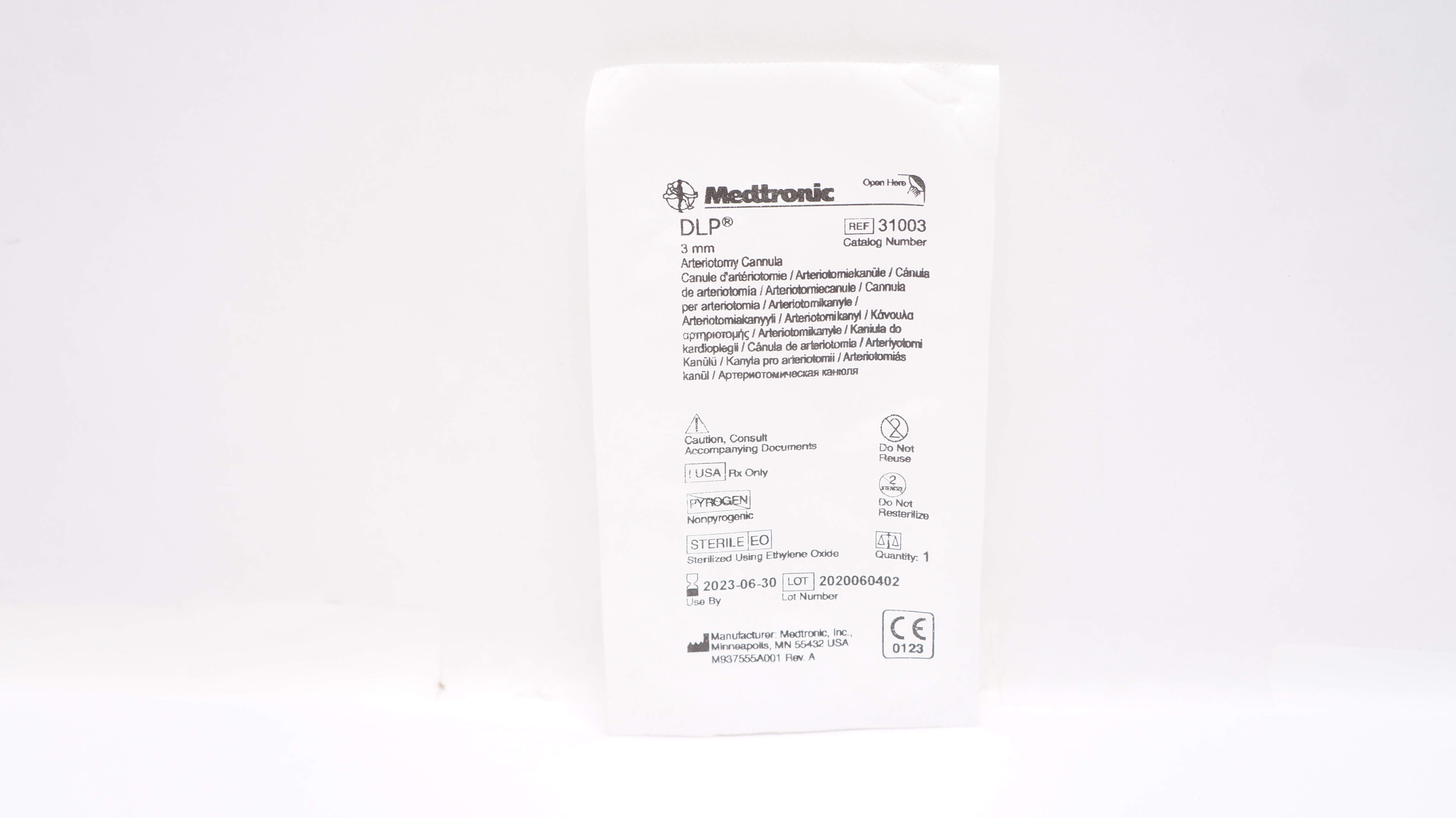 Medtronic 31003 DLP Arteriotomy Cannula 3mm (x)