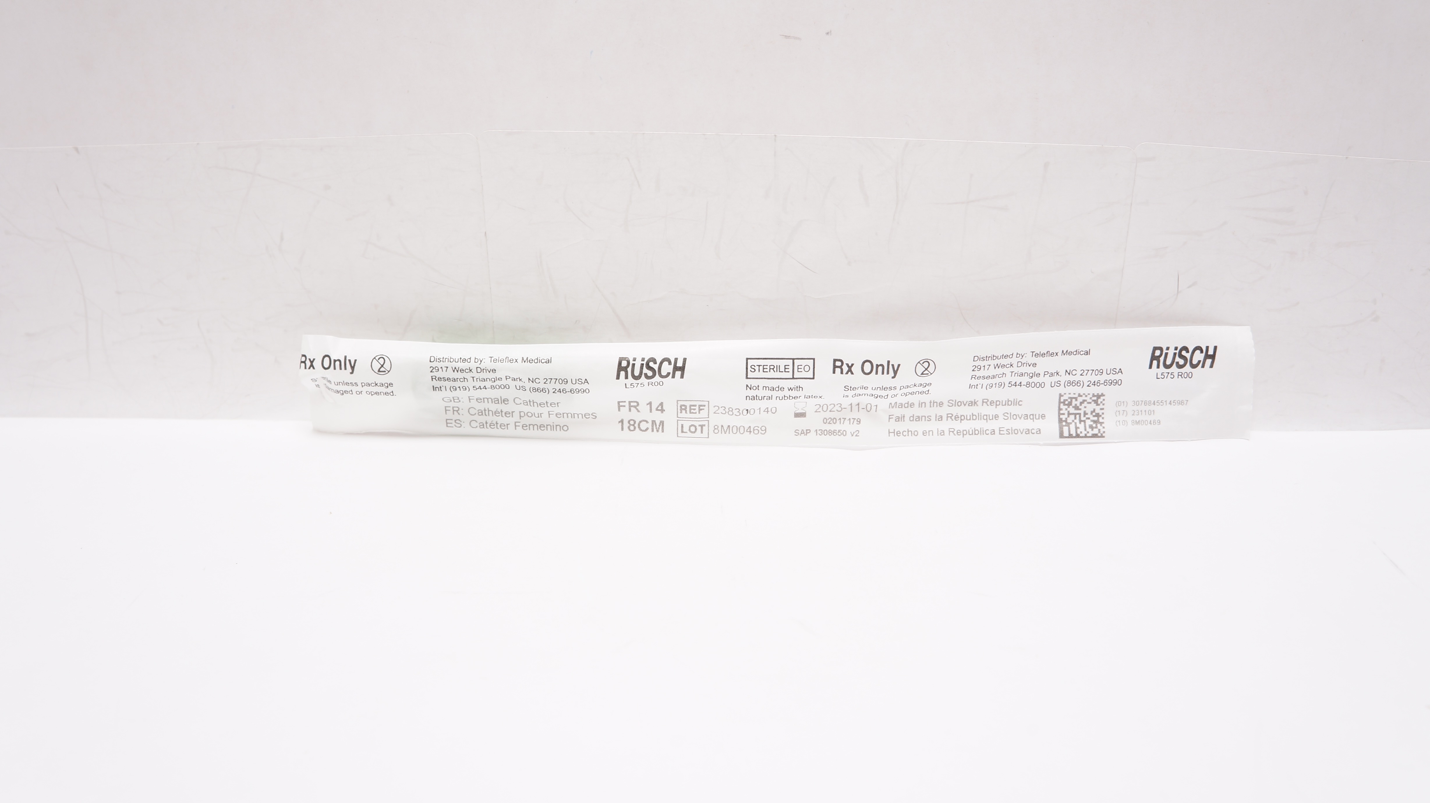 Teleflex 238300140 Rusch Female Cath. 14Fr x 18cm (x)