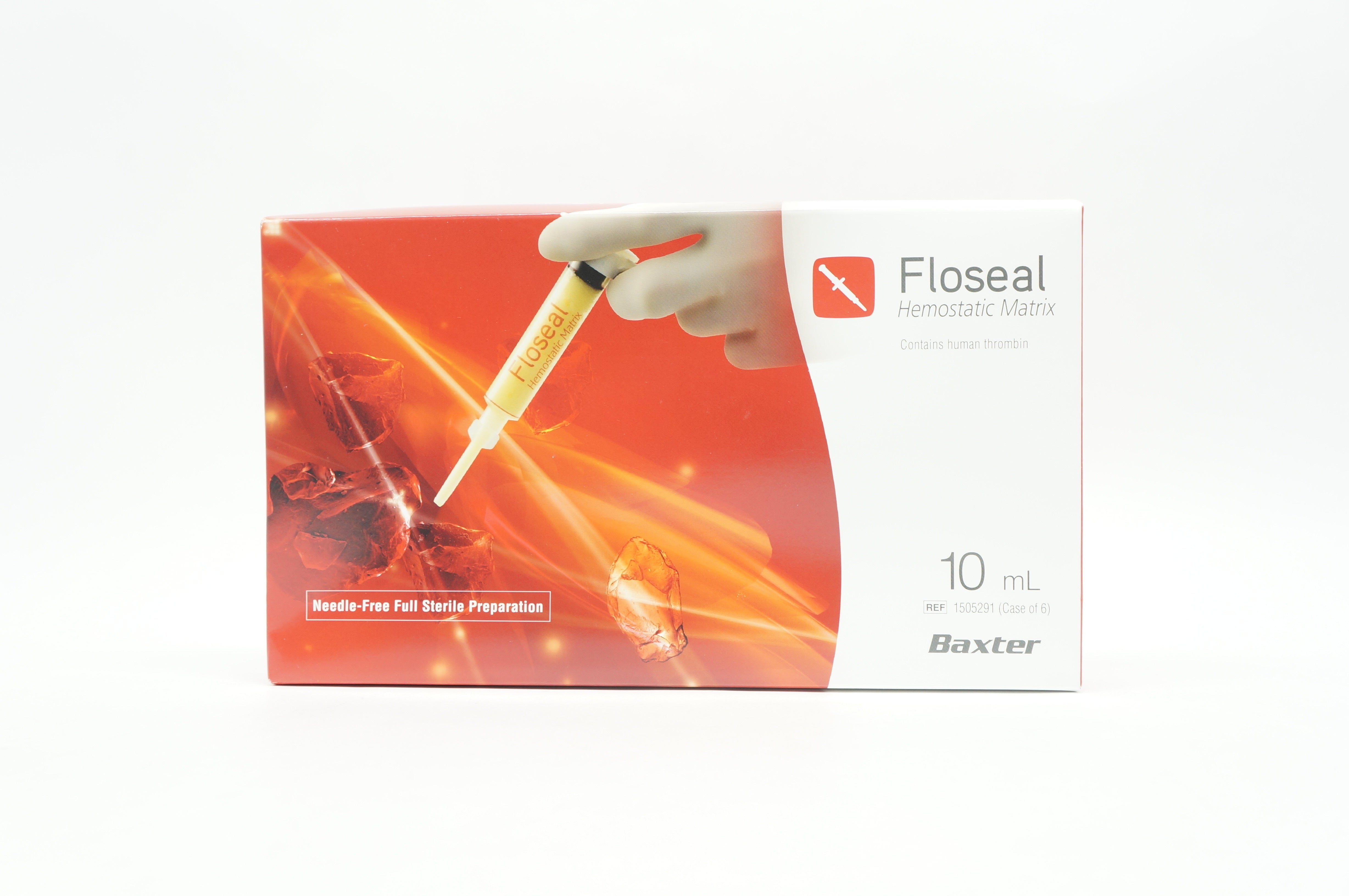 Baxter 1505291 Floseal Hemostatic Matrix 10mL (x) Case of 6
