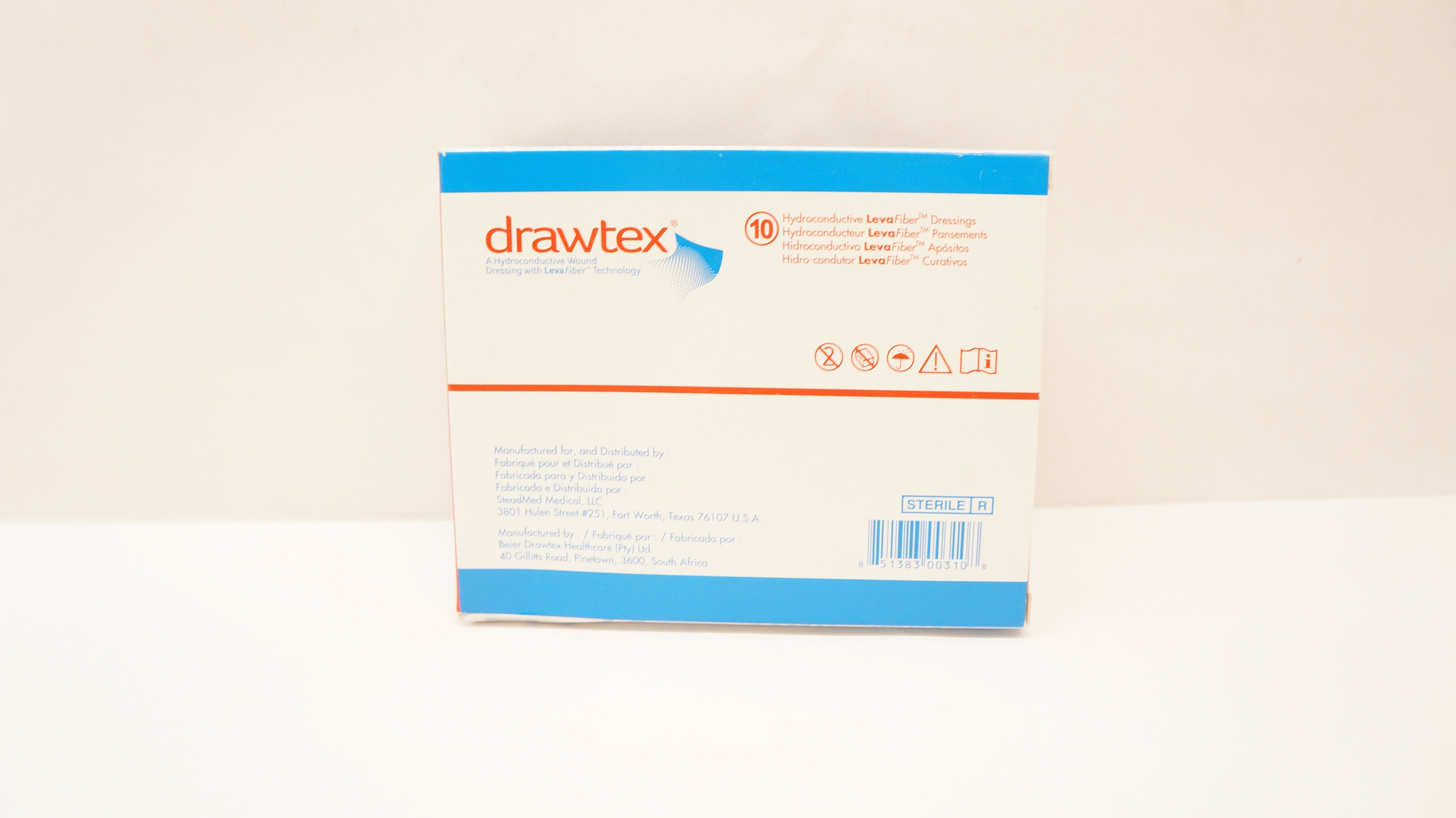 Drawtex Rope Packing SteadMed 00310 Drawtex A Hydroconductive Wound Dressing 4 x 4inch - Box ...