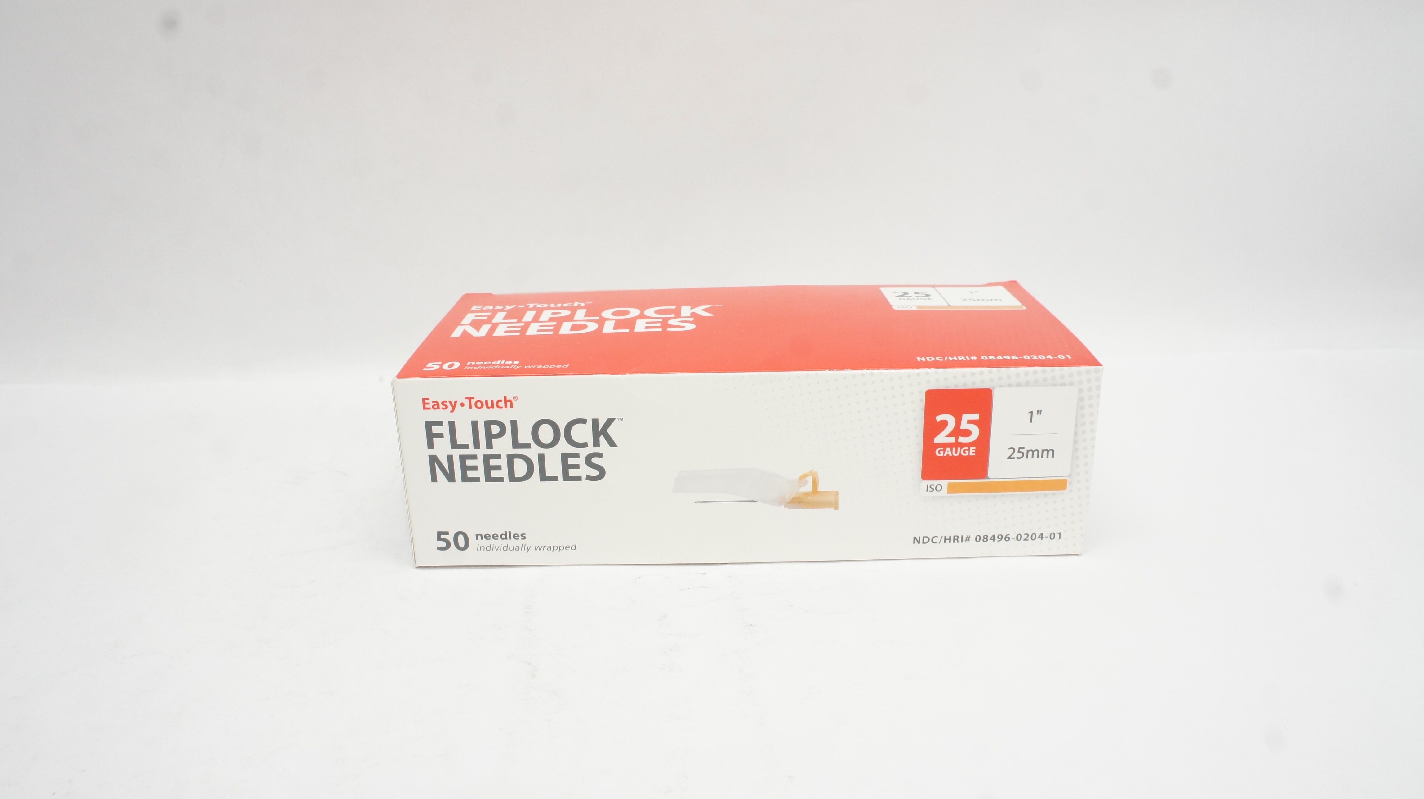 MHS Medical 812501 Easy Touch Fliplock Ndles 25Ga x 25mm - Box of 50