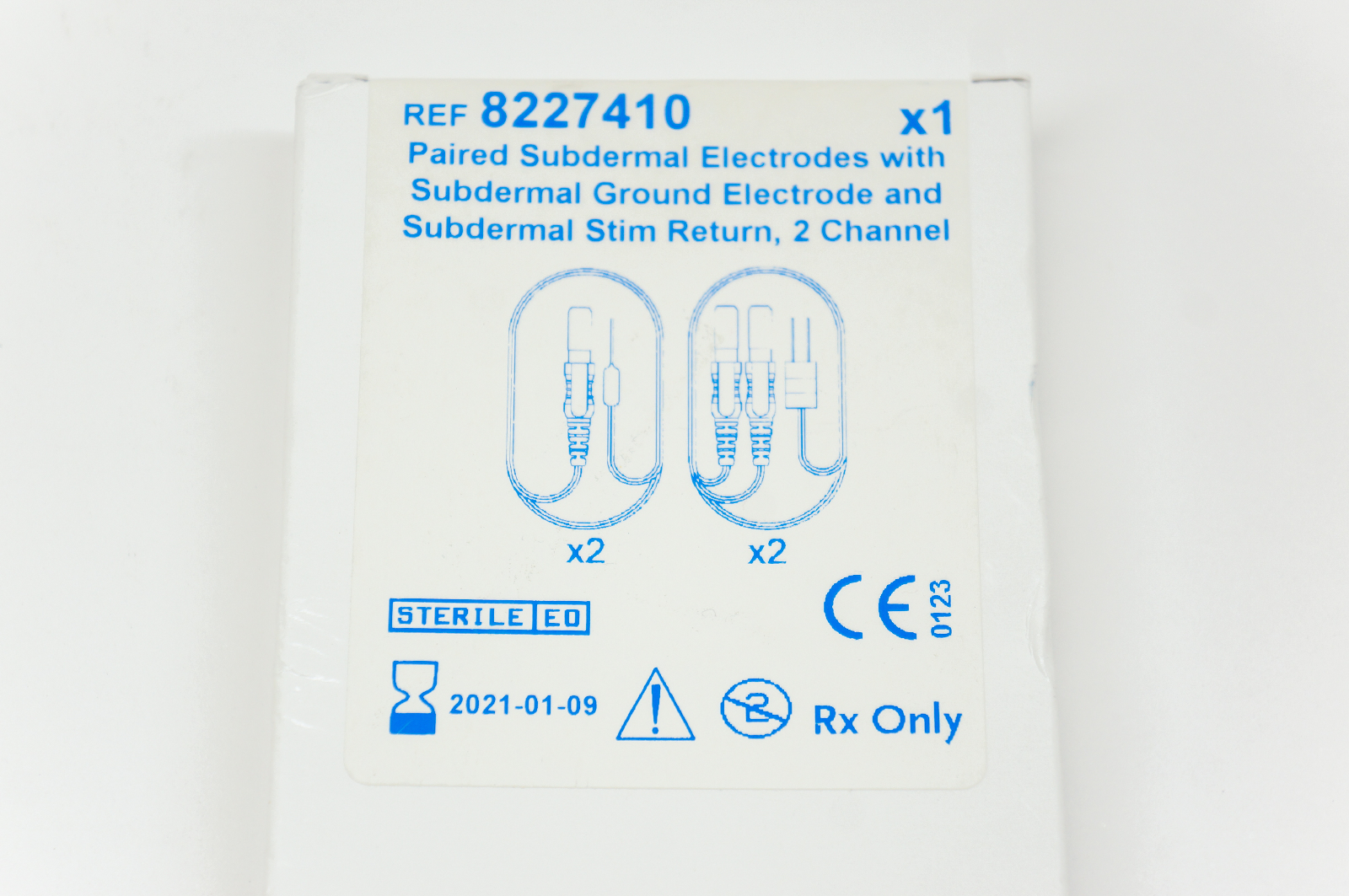 Medtronic 8227410 Paired Subdermal Electodes with Ground