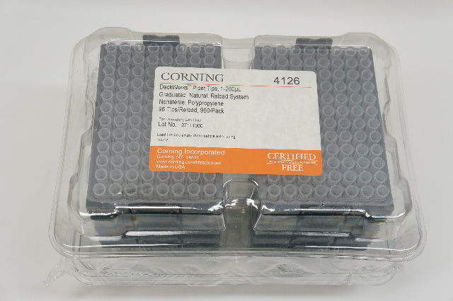 Corning Rbt Tips Corning 4126 DeckWorks Pipet Tips, 1-200µL Graduated Natural - Pack of 960
