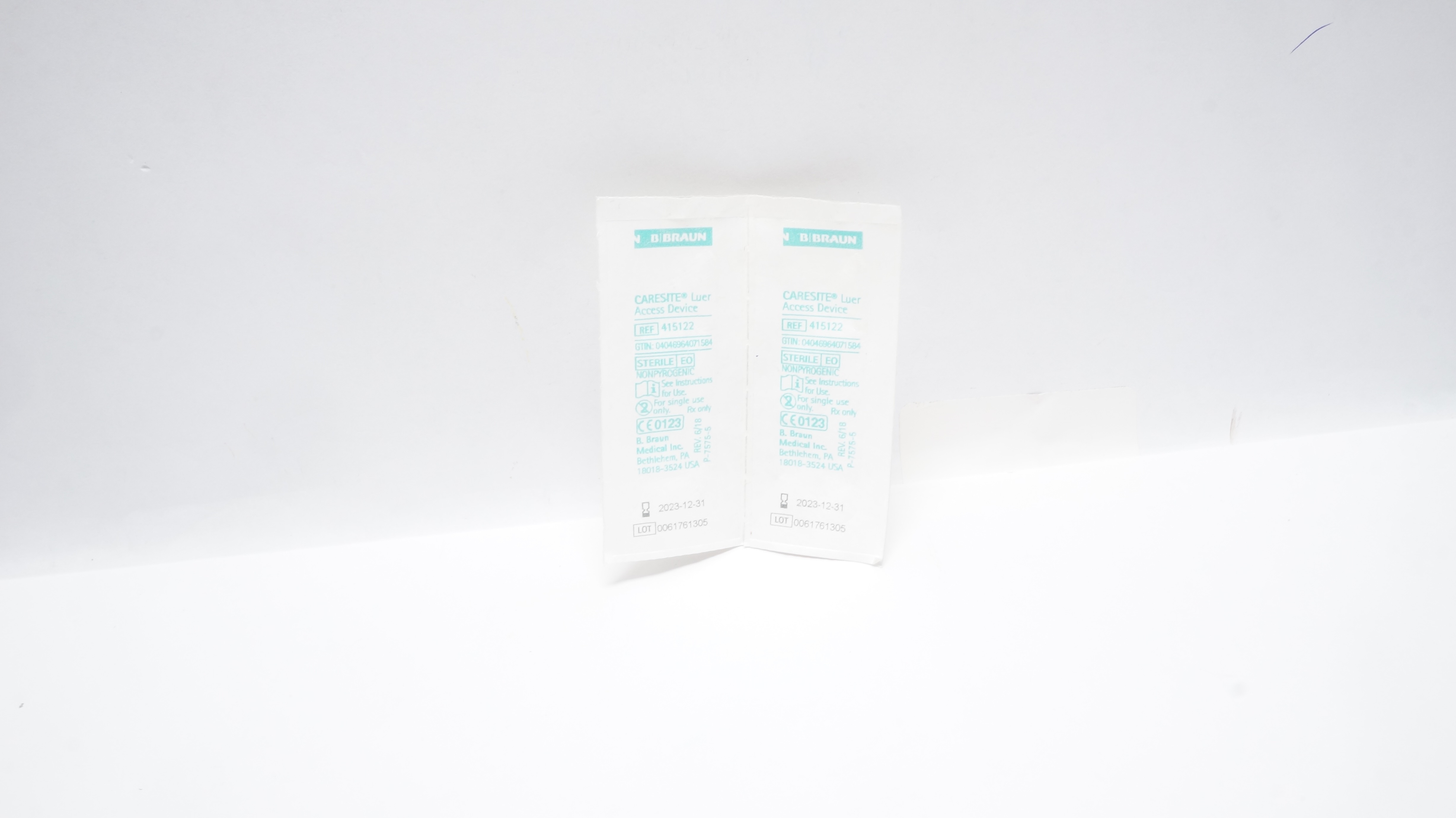 Braun 415122 Caresite Luer Access Device (x) - Lot of 2