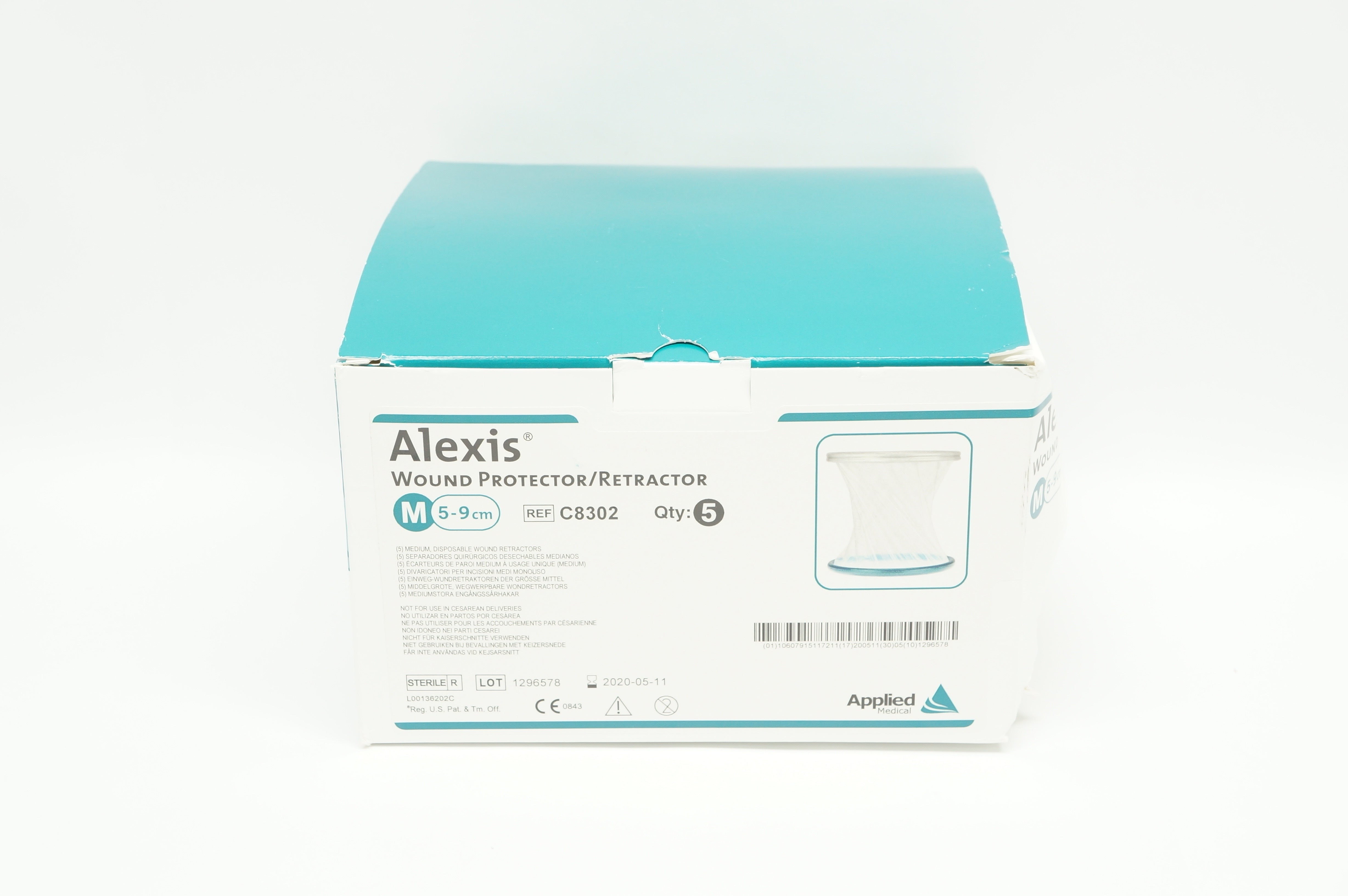 Applied Medical C8302 Alexis Wound Protector/Retractor M 5-9cm (x) - Box of 5