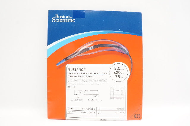BostonScientific 3917108027 Mustang PTA Balloon Dilatation Cath 8.0x20mmx75cm(x)