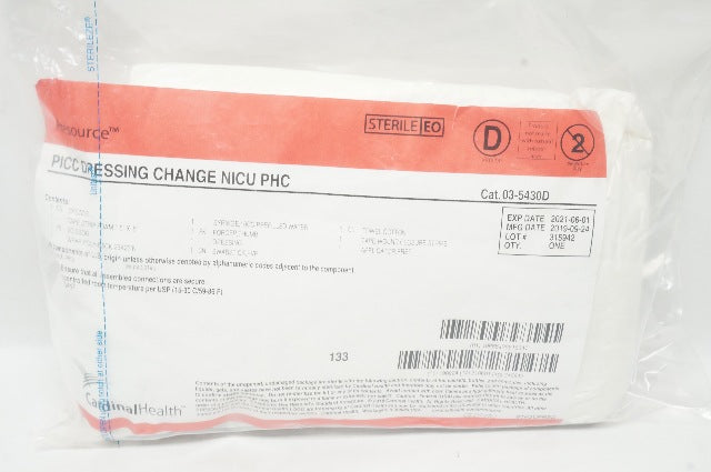 Cardinal Health 03-5430D Presource Picc Dressing Change NICU PHC (x)
