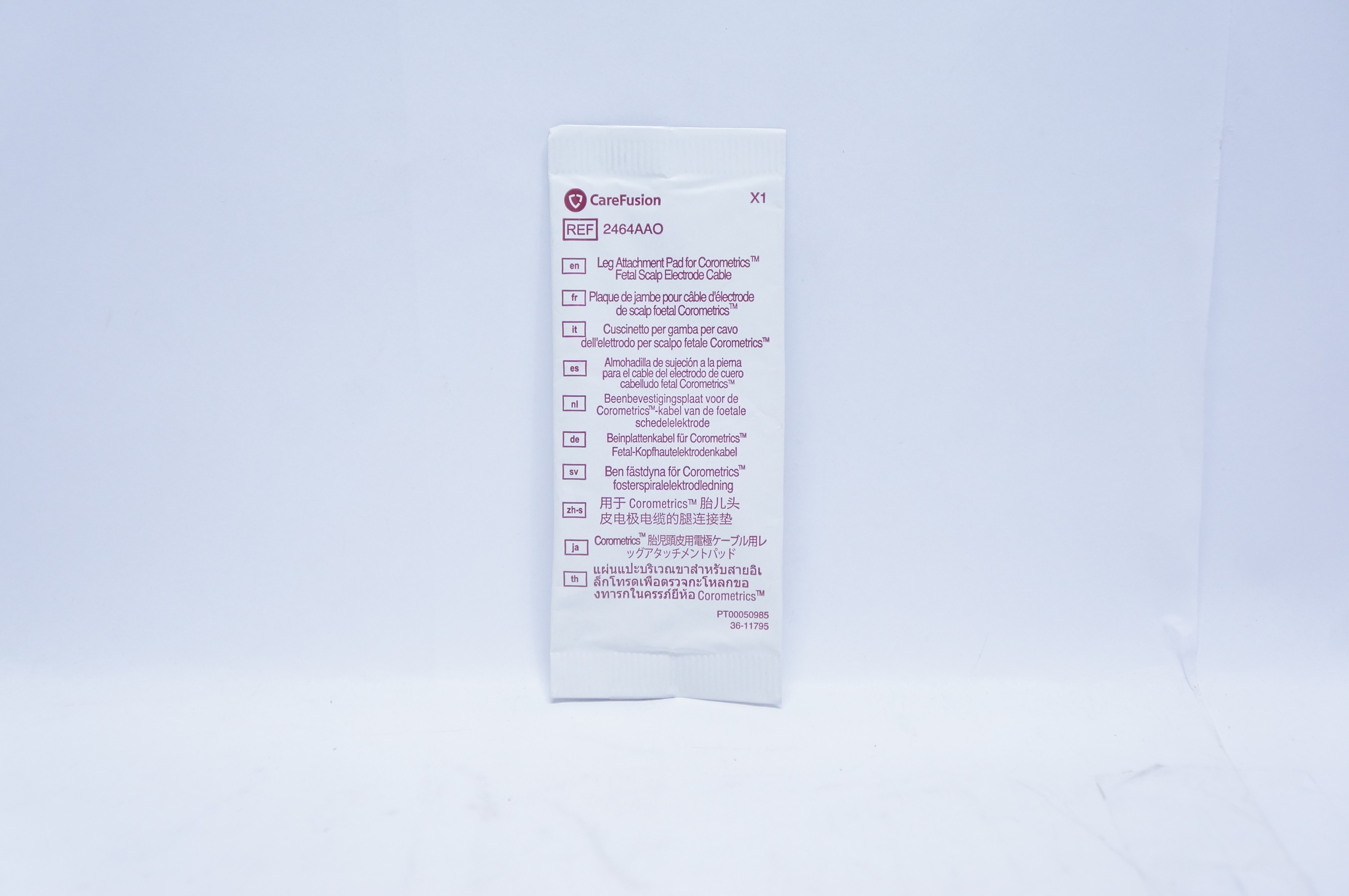 CareFusion 2464AAO Leg Attachment Pad, Fetal Scalp Electrode Cable (x)