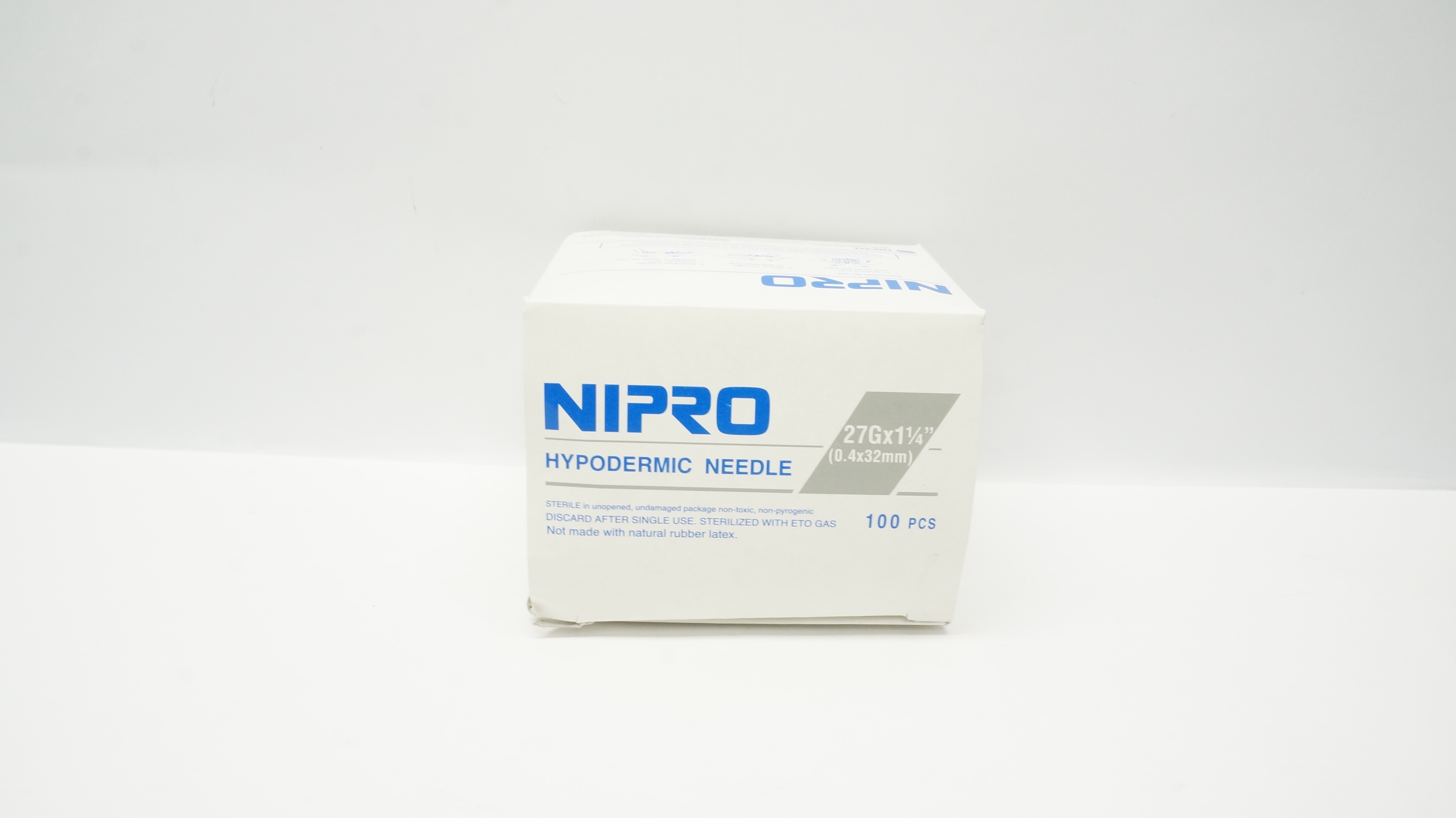 Nipro AH+2732 Hypodermic Ndle 27G x 1-1/4inch TW (x) - Box of 100