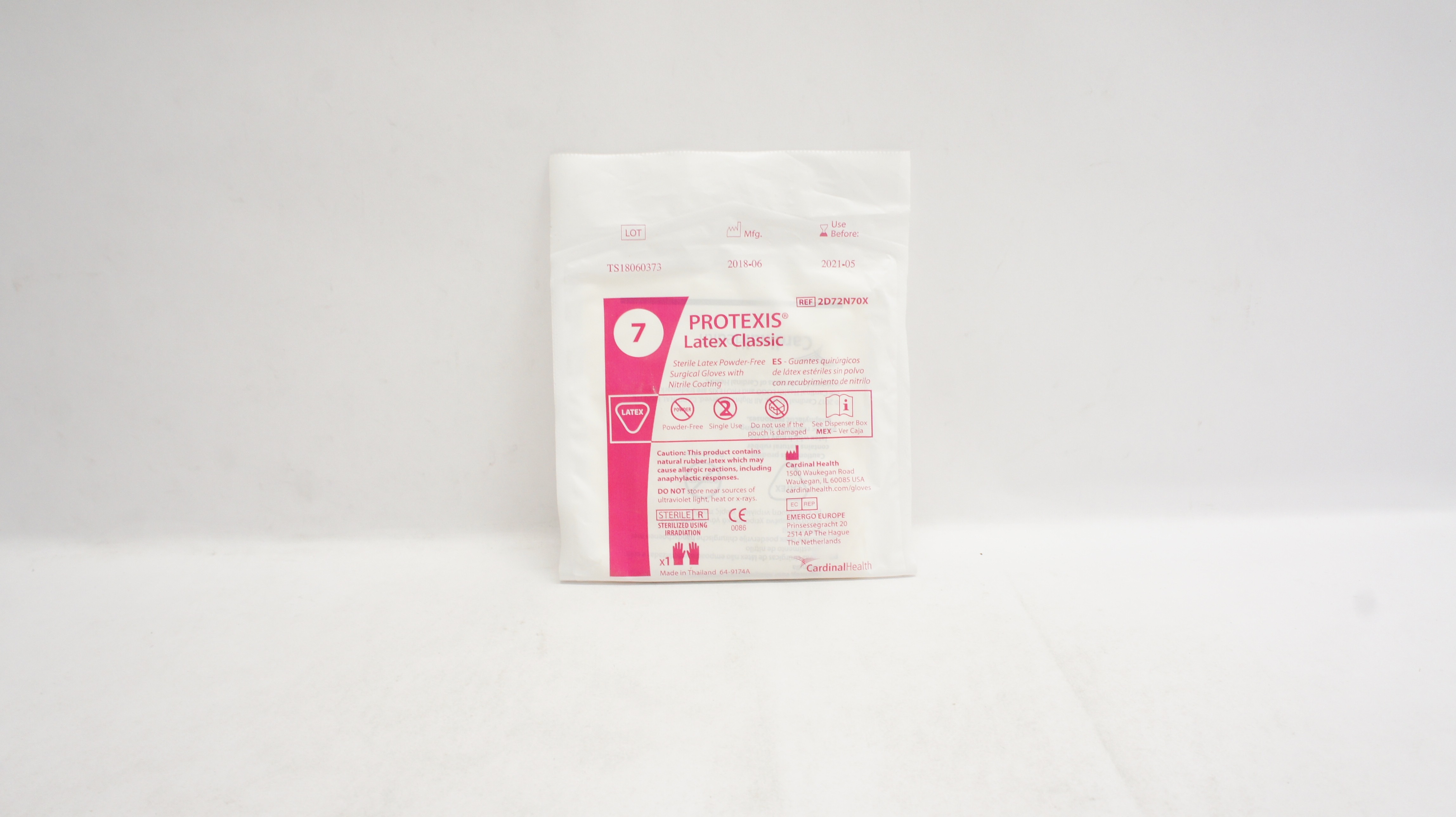 Cardinal Health 2D72N70X PROTEXIS Sterile Gloves Size 7 (x)