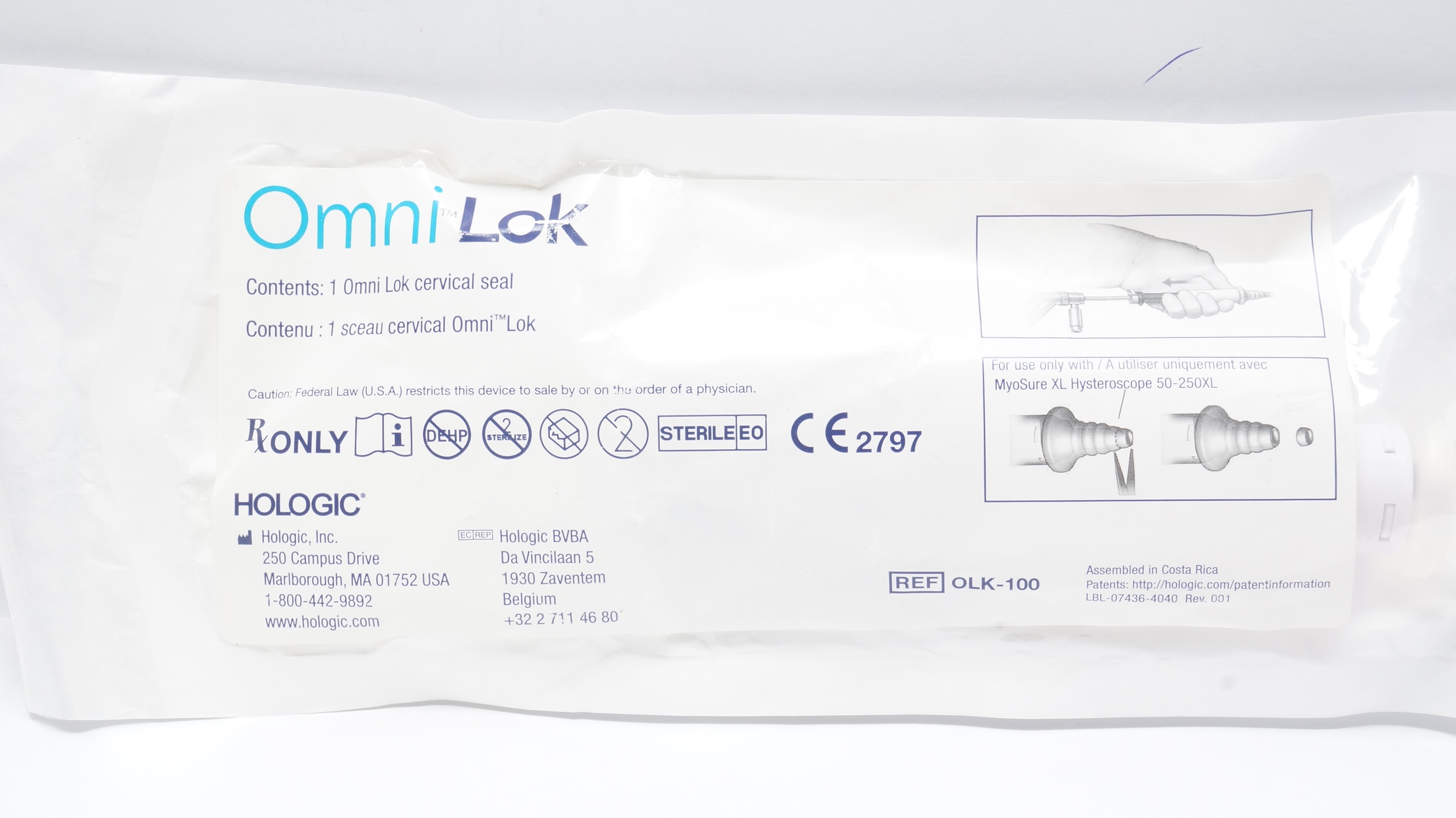 Hologic Surgical Instruments Hologic OLK-100 Omni Lok Cervical Seal