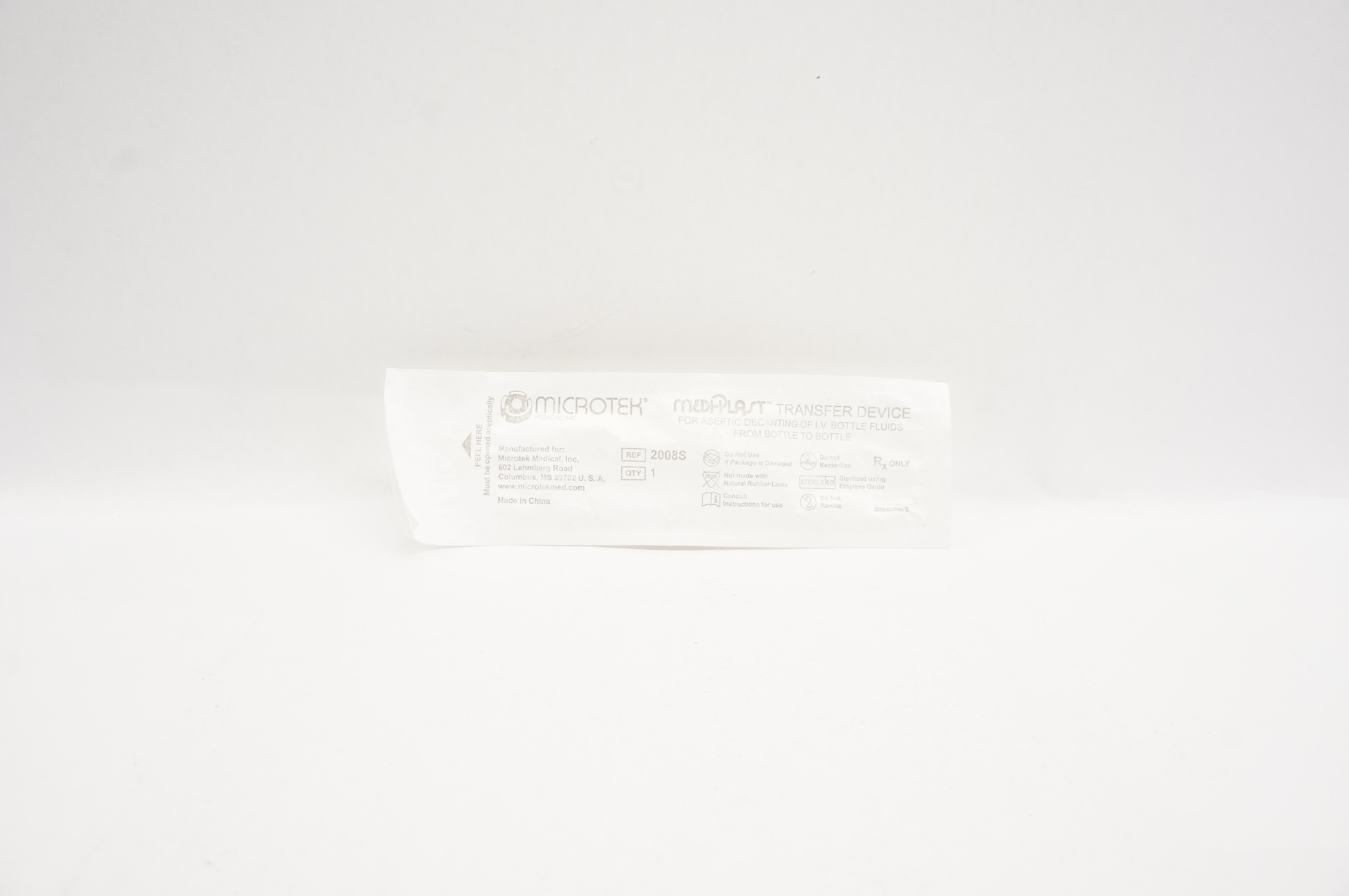 Microtek 2008S Medi-Plast Transfer Device