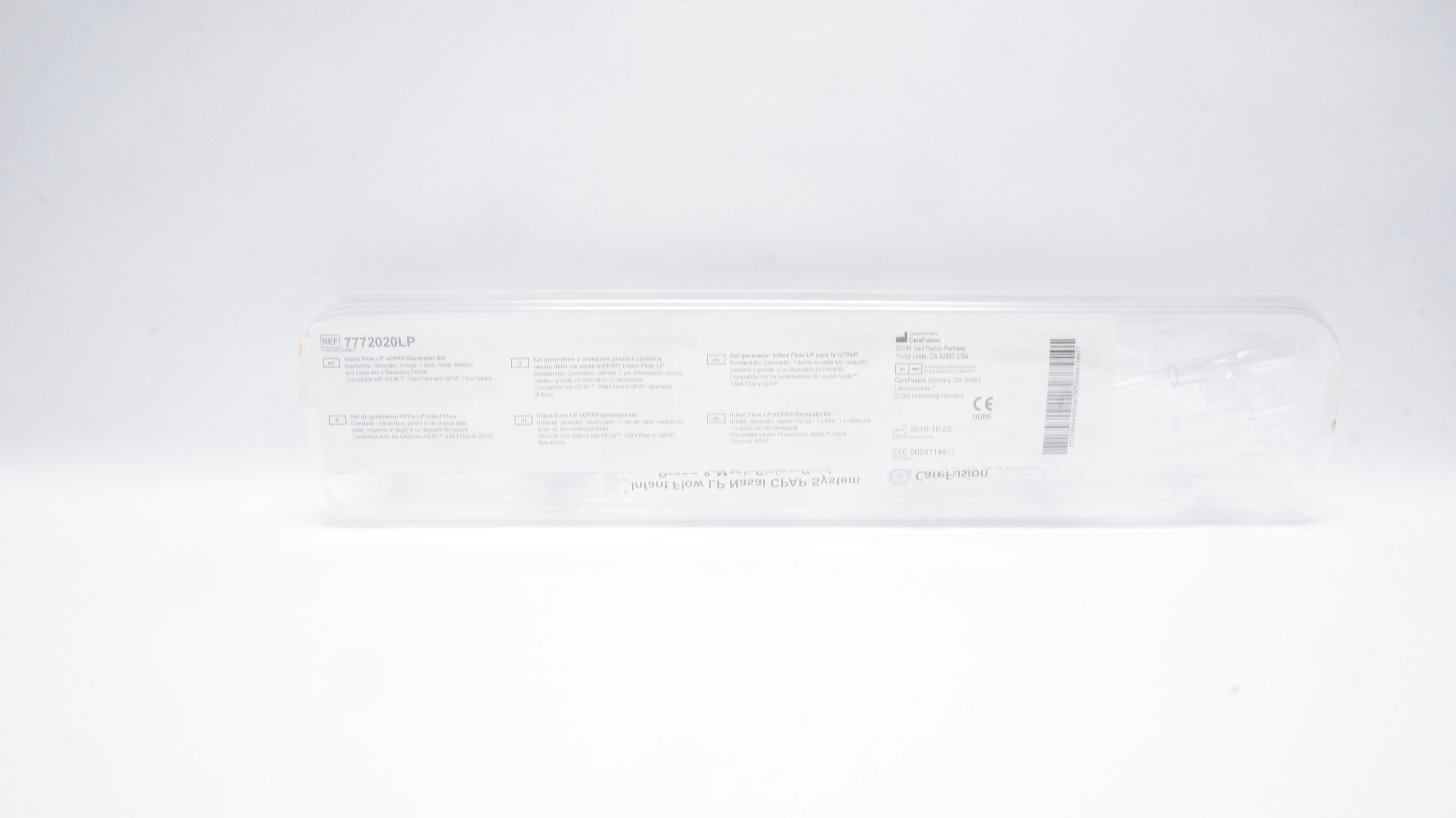 CareFusion 7772020LP Infant Flow LP nCPAP Generator Set