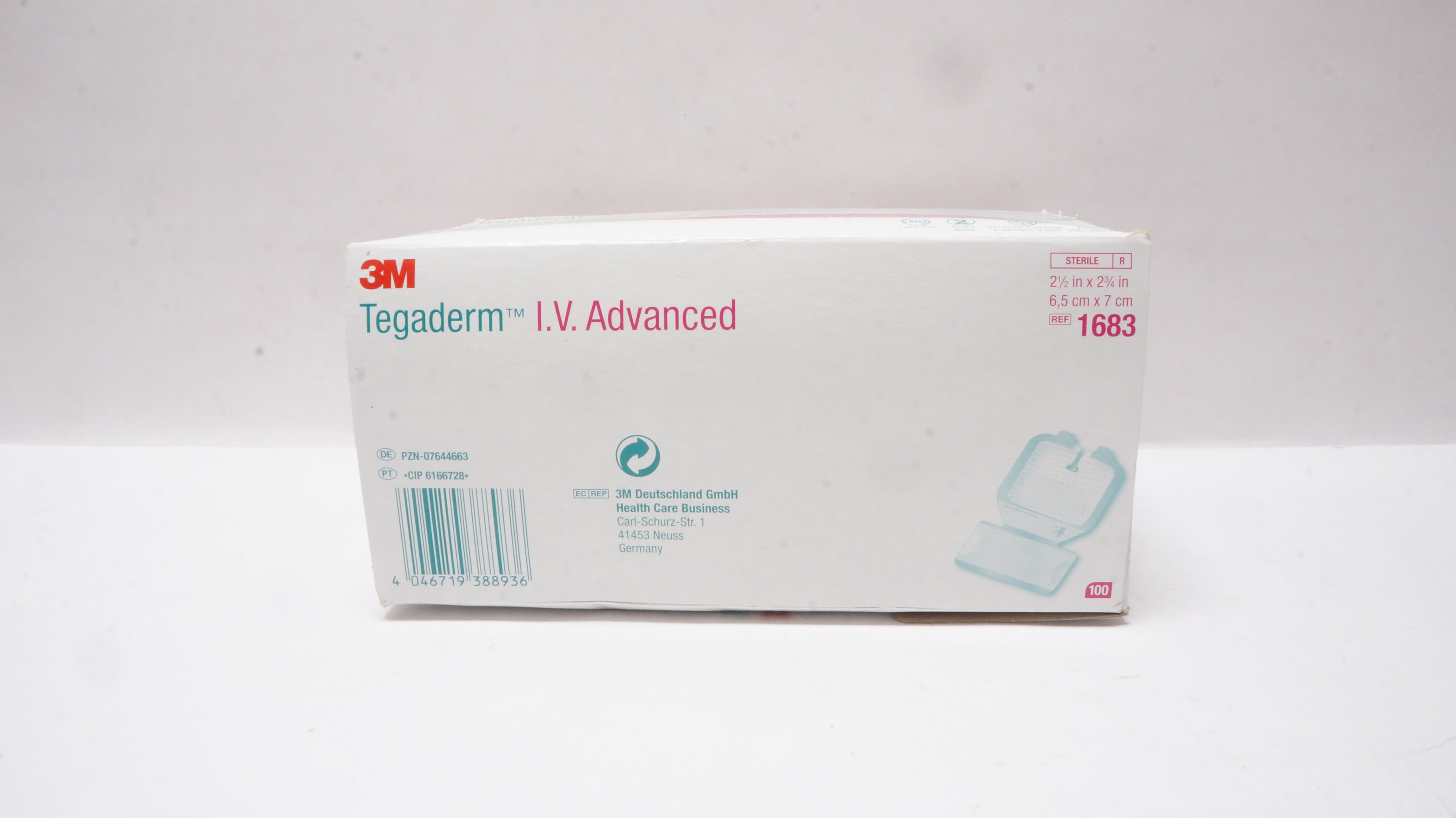 3M 1683 Tegaderm I V Advanced Securement Dressing 2 1 2 X 2 3 4inch 3m-1683-tegaderm-i-v-advanced-securement-dressing-2-1-2-x-2-3-4inch