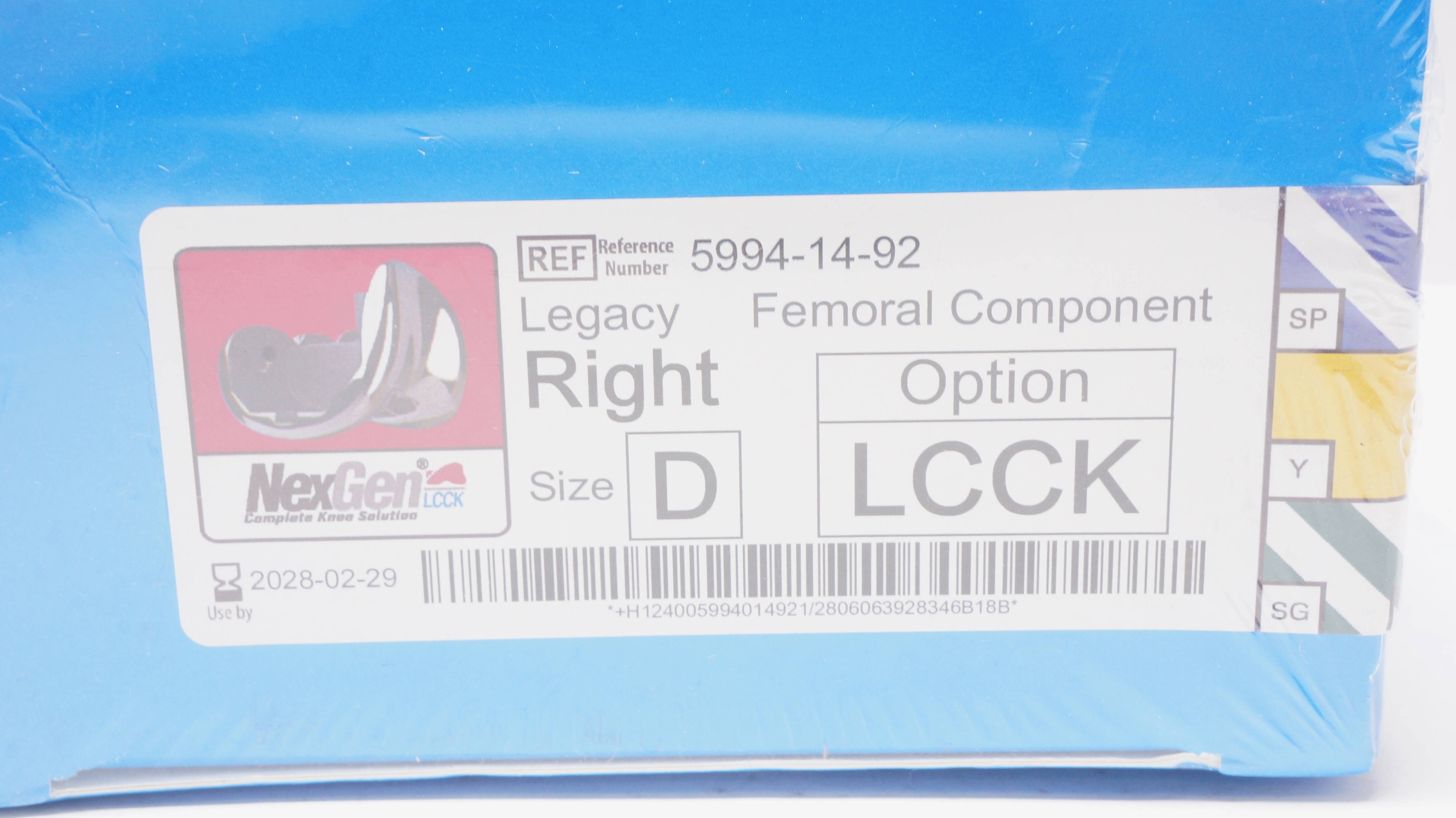 Zimmer 5994-14-92 NexGen Legacy Femoral Component, Option