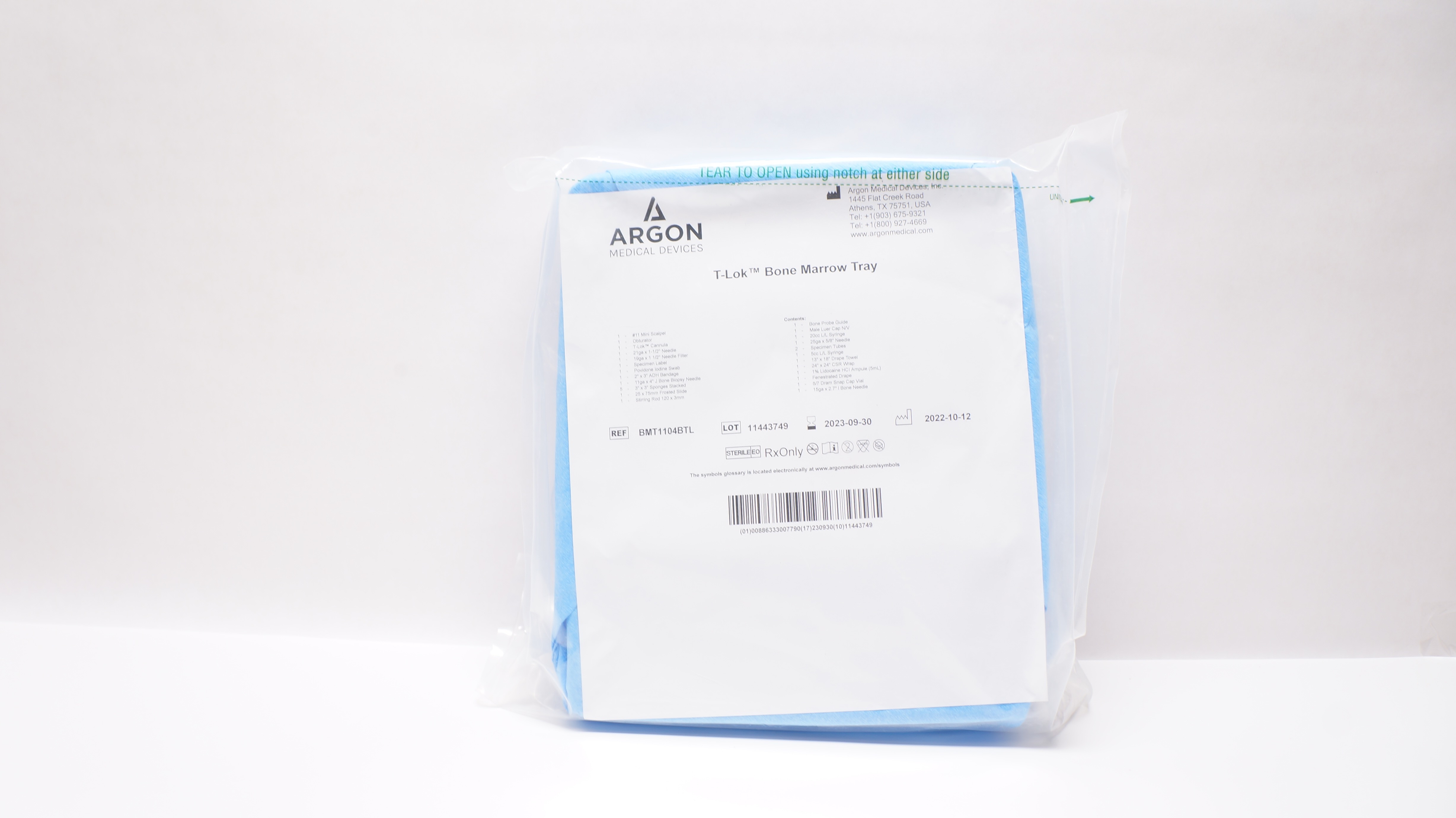 Argon BMT1104BTL T-Lok Bone Marrow Tray (x)