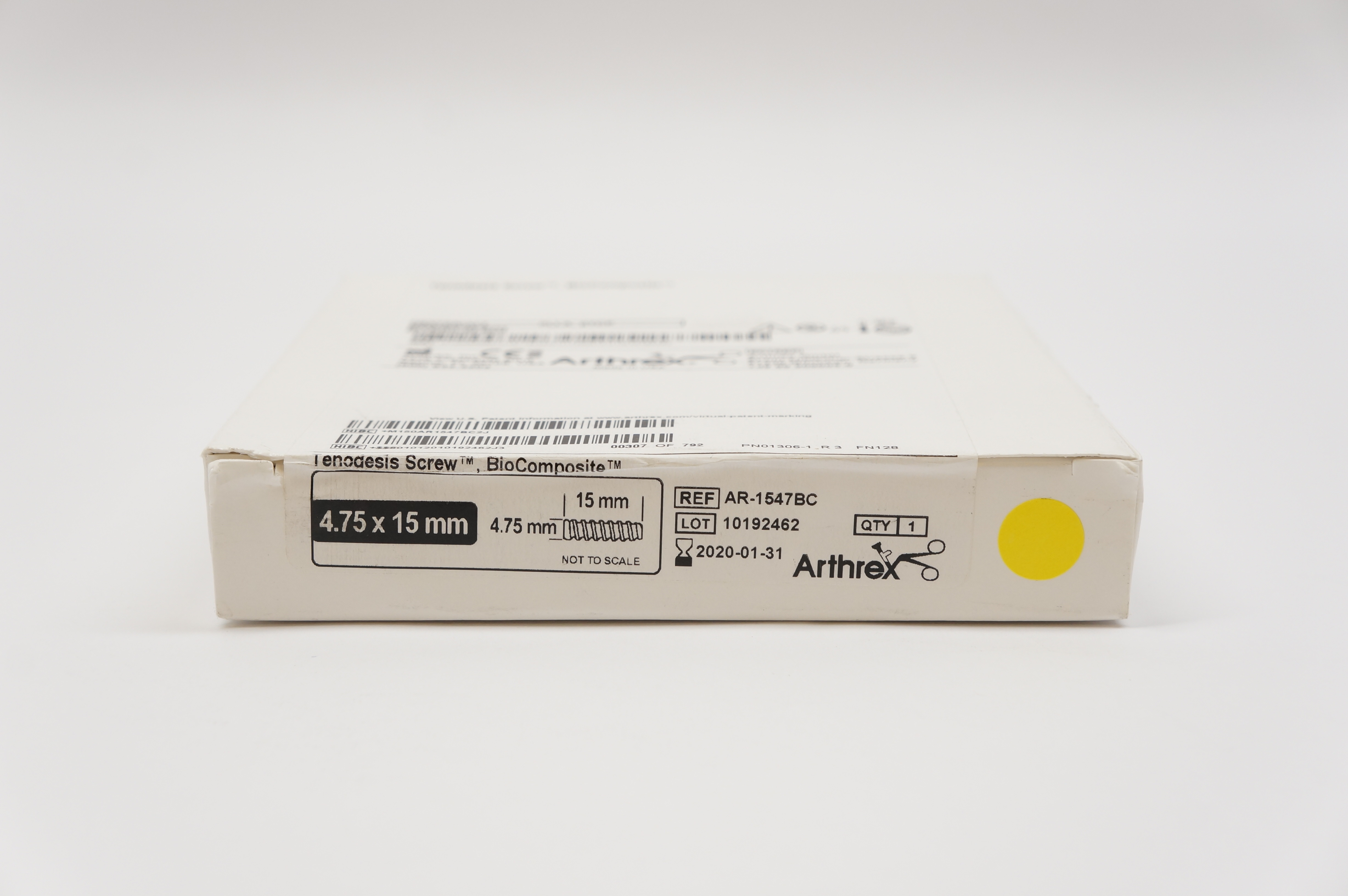 Arthrex AR-1547BC Tenodesis Screw, BioComposite 4.75 x 15mm (x)