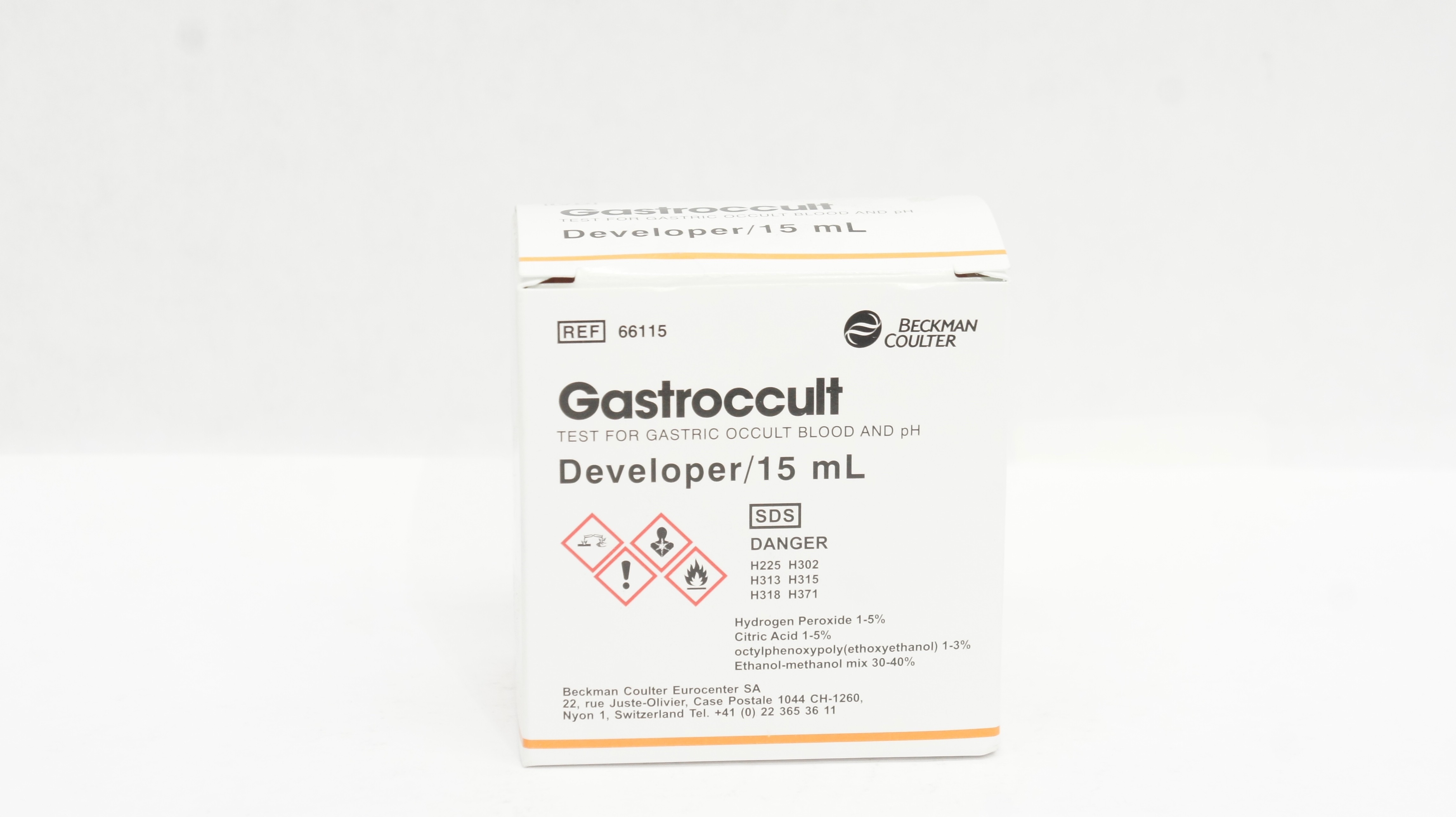 Beckman 66115 Gastroccult Test For Gastric Occult Blood and pH