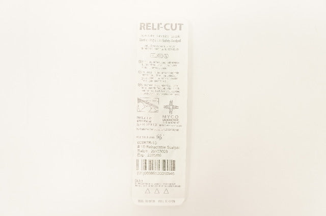 MYCO Medical 6008TR-10 Reli-Cut Retractable Safety Scalpel #10