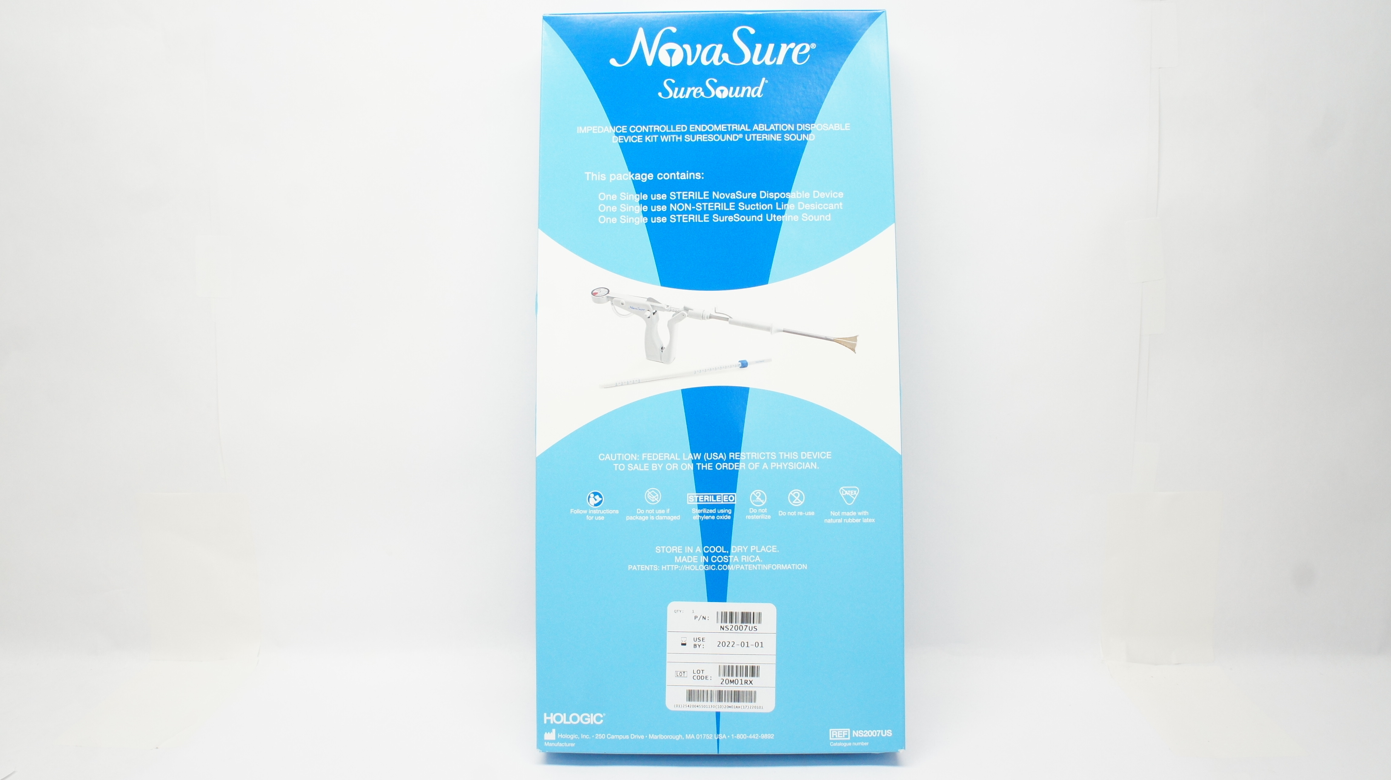 Hologic NS2007US NovaSure Impedance Controlled Endometrial Ablation DeviceKit(x)