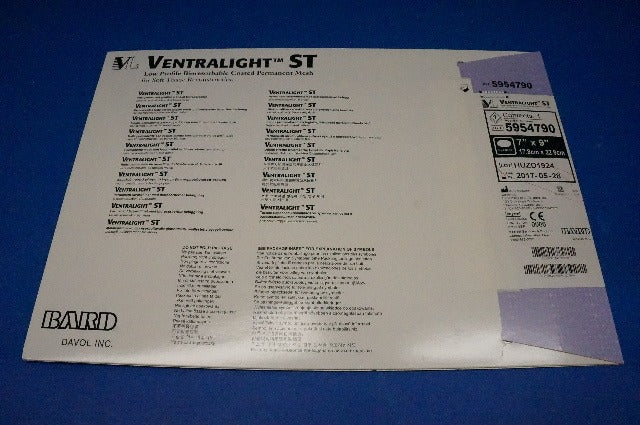 Bard 5954790 Ventralight ST Low Profile Bioresorbable Coated 7inch x 9inch (x)