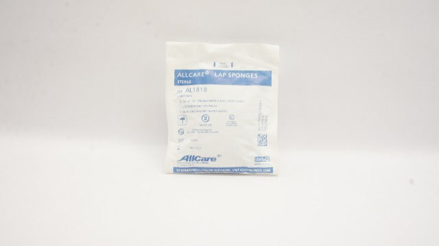 AllCare AL1818 Sterile Lap Sponges 18inch x 18inch - Pack of 5