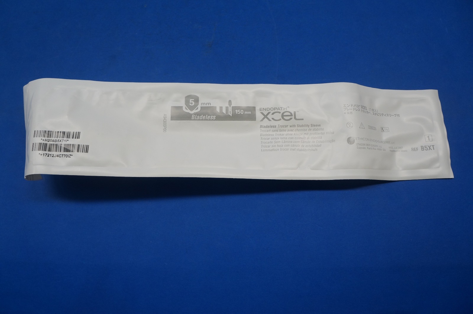 Ethicon B5XT Endopath XCEL Bladeless Trocar W/ Stability Sleeve 5mm x 150mm (x)