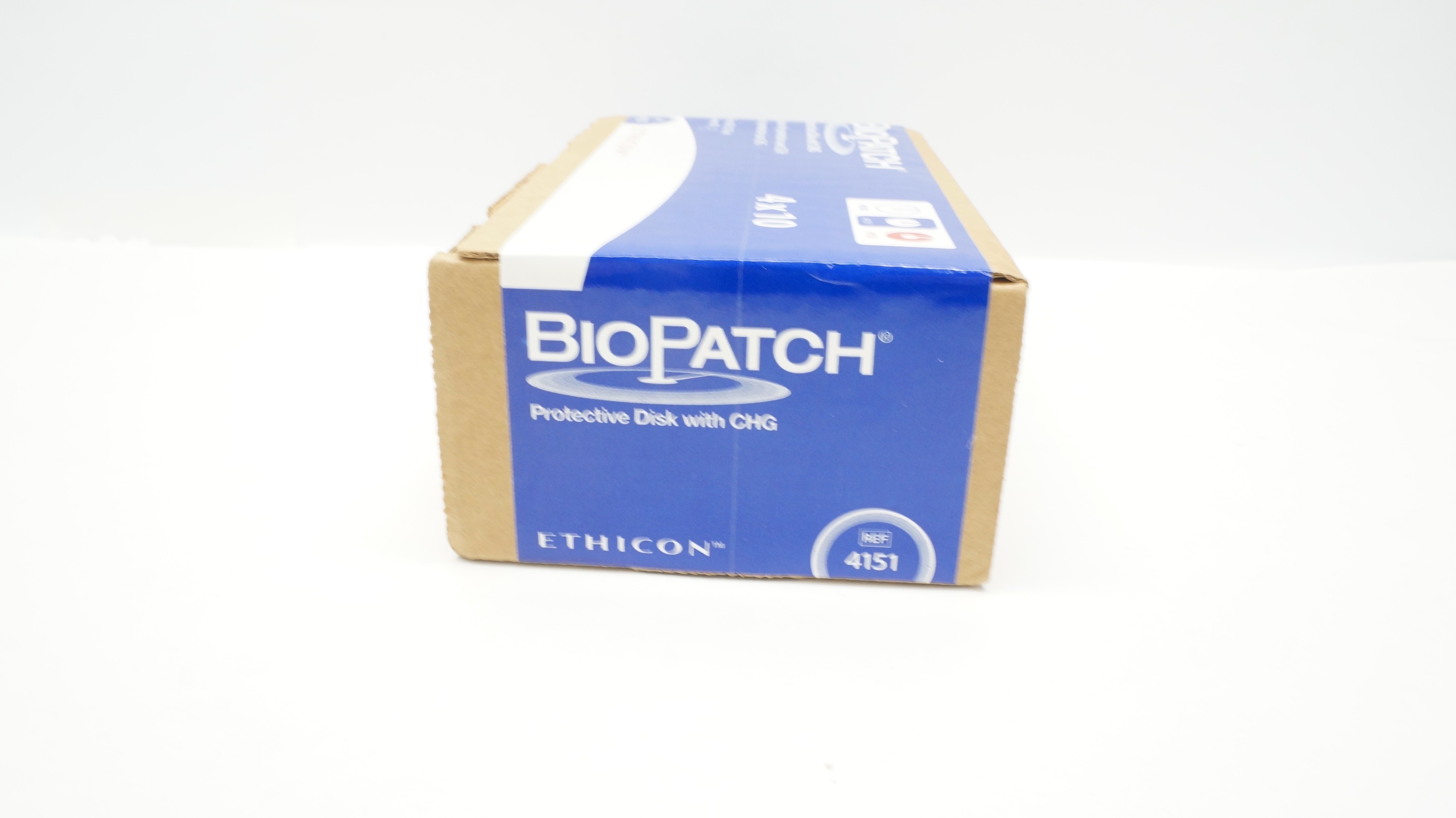 Ethicon 4151 BioPatch Protective Disk with CHG 0.75inch x 1.5mm (x) - Box of 40