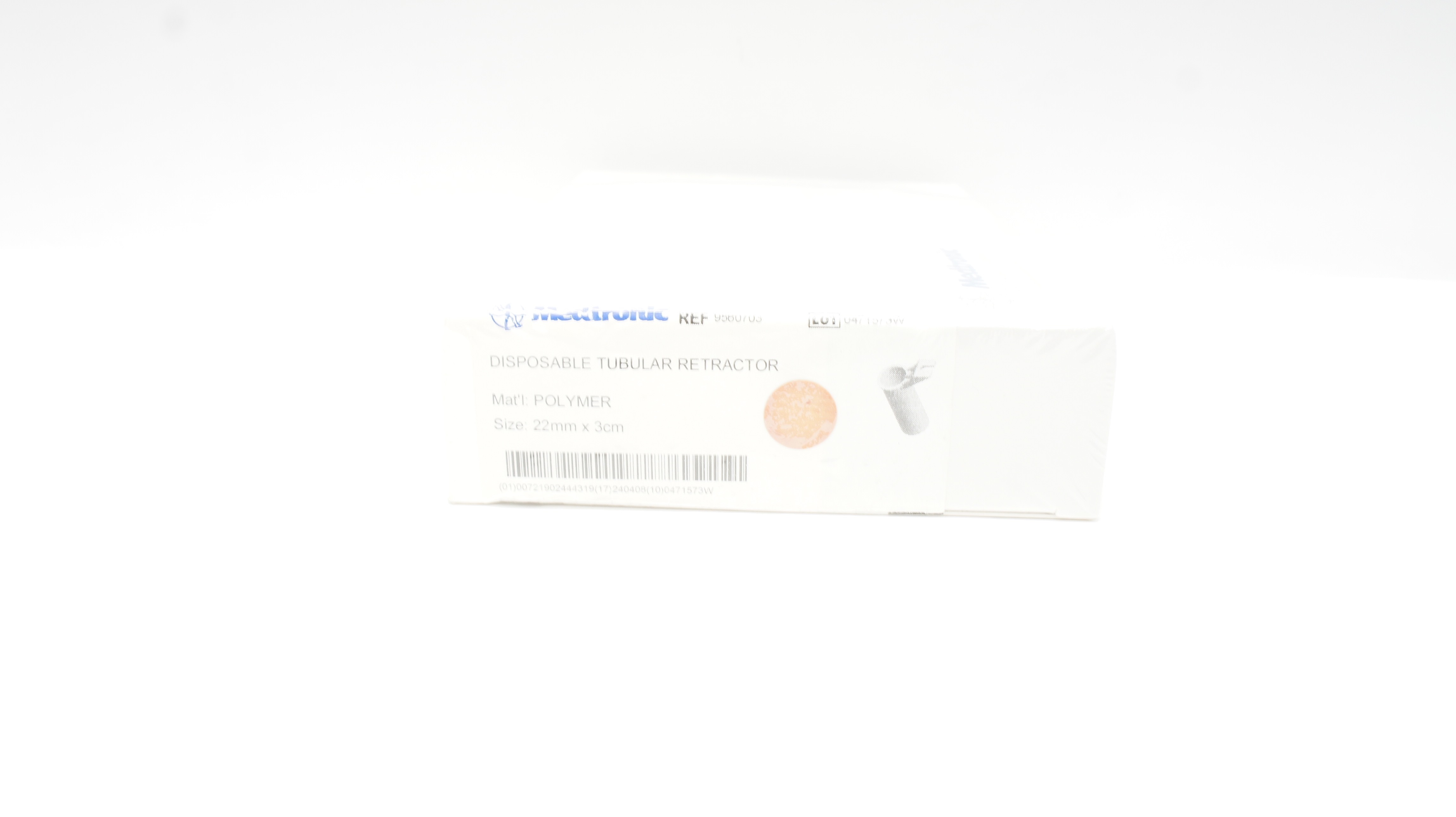 Medtronic 9560703 METRx System Disposable Tubular Retractor 22mm x 3cm (x)