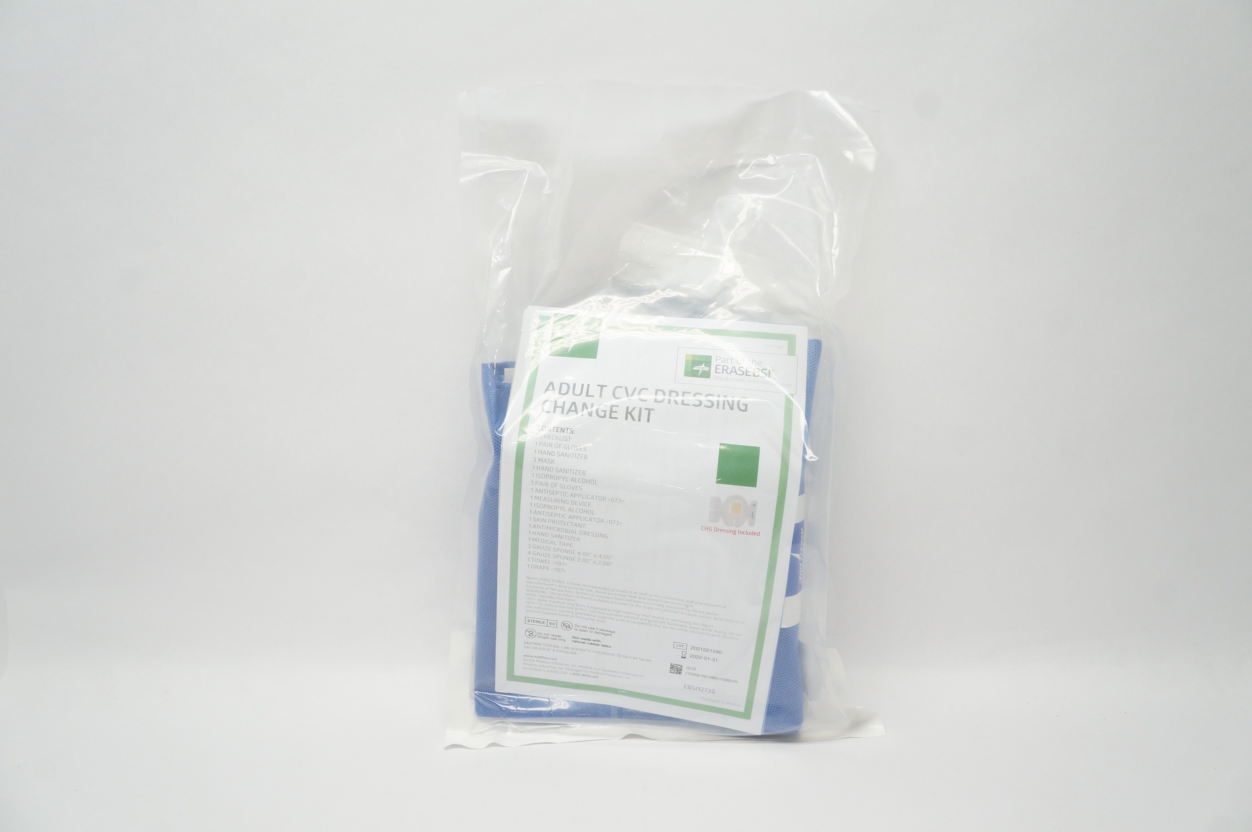 Kit Basic Cvc Dressing Change Medline EBSI1273S Adult CVC Dressing Change Kit (x)