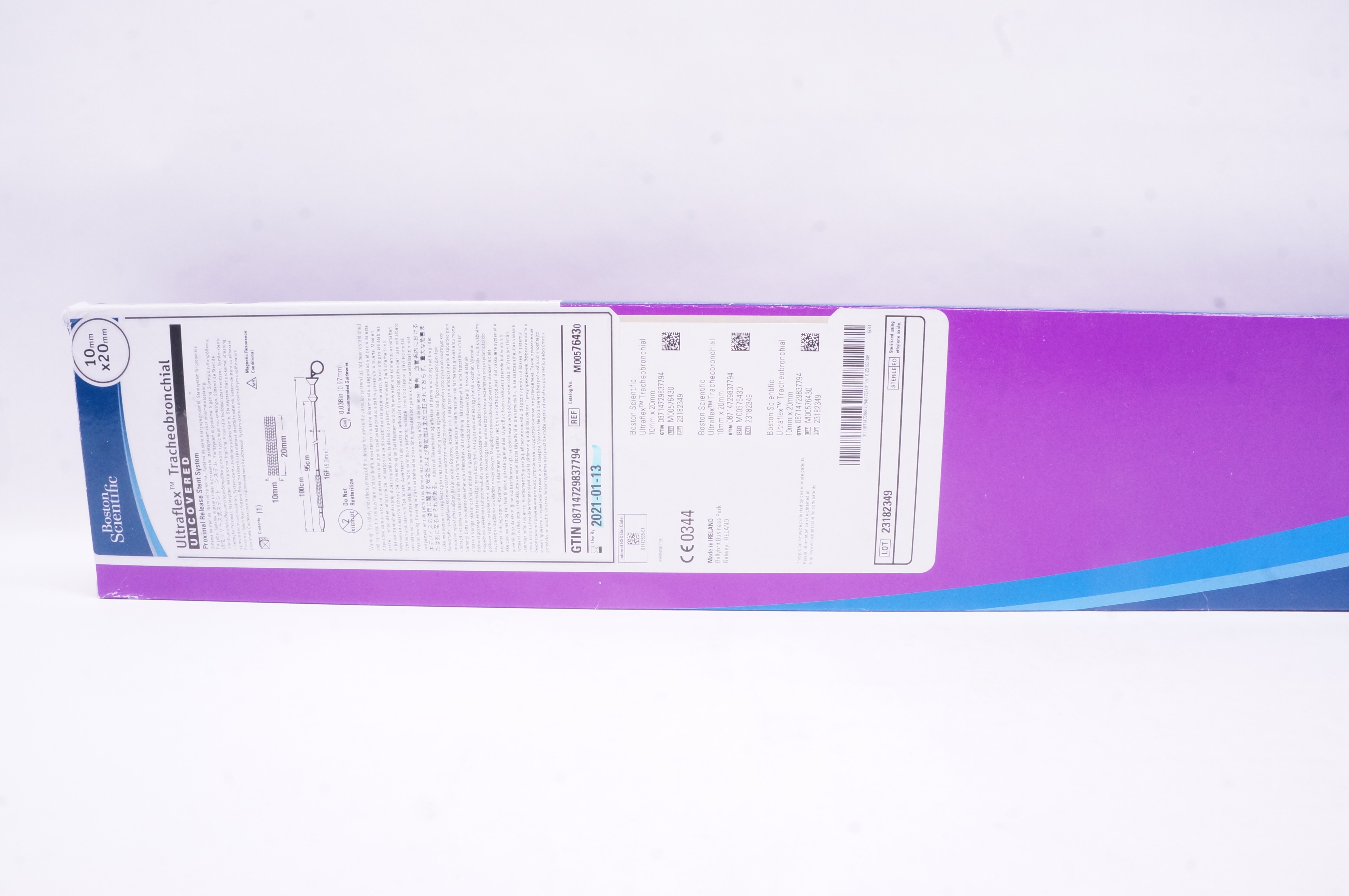 Boston Scientific 7643 Ultraflex Tracheobronchial Uncovered 10mm x 20mm (x)
