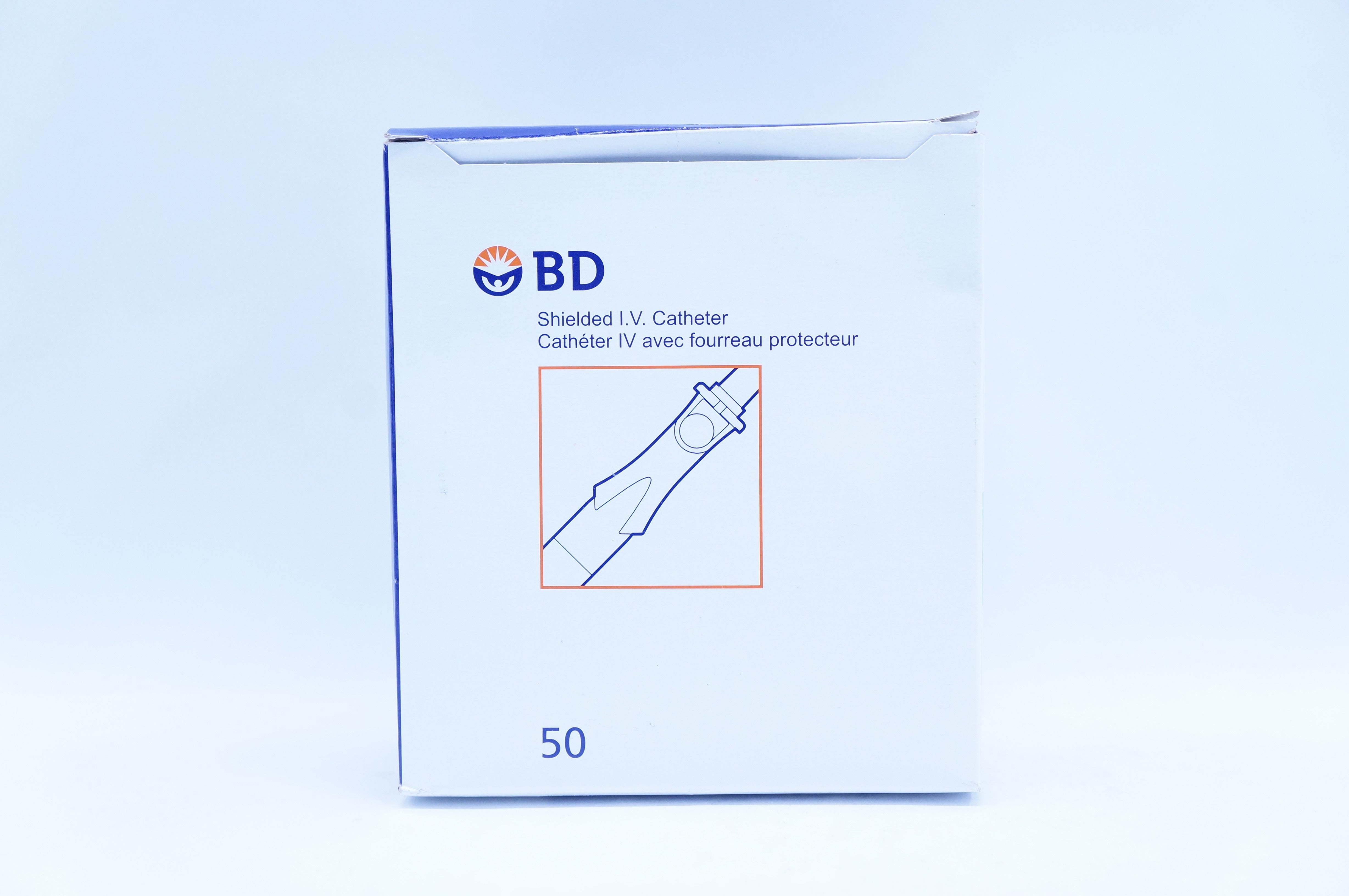 BD 381423 Insyte Autoguard Shielded IV Cath. 22Ga x 1inch (x) - Box of 50