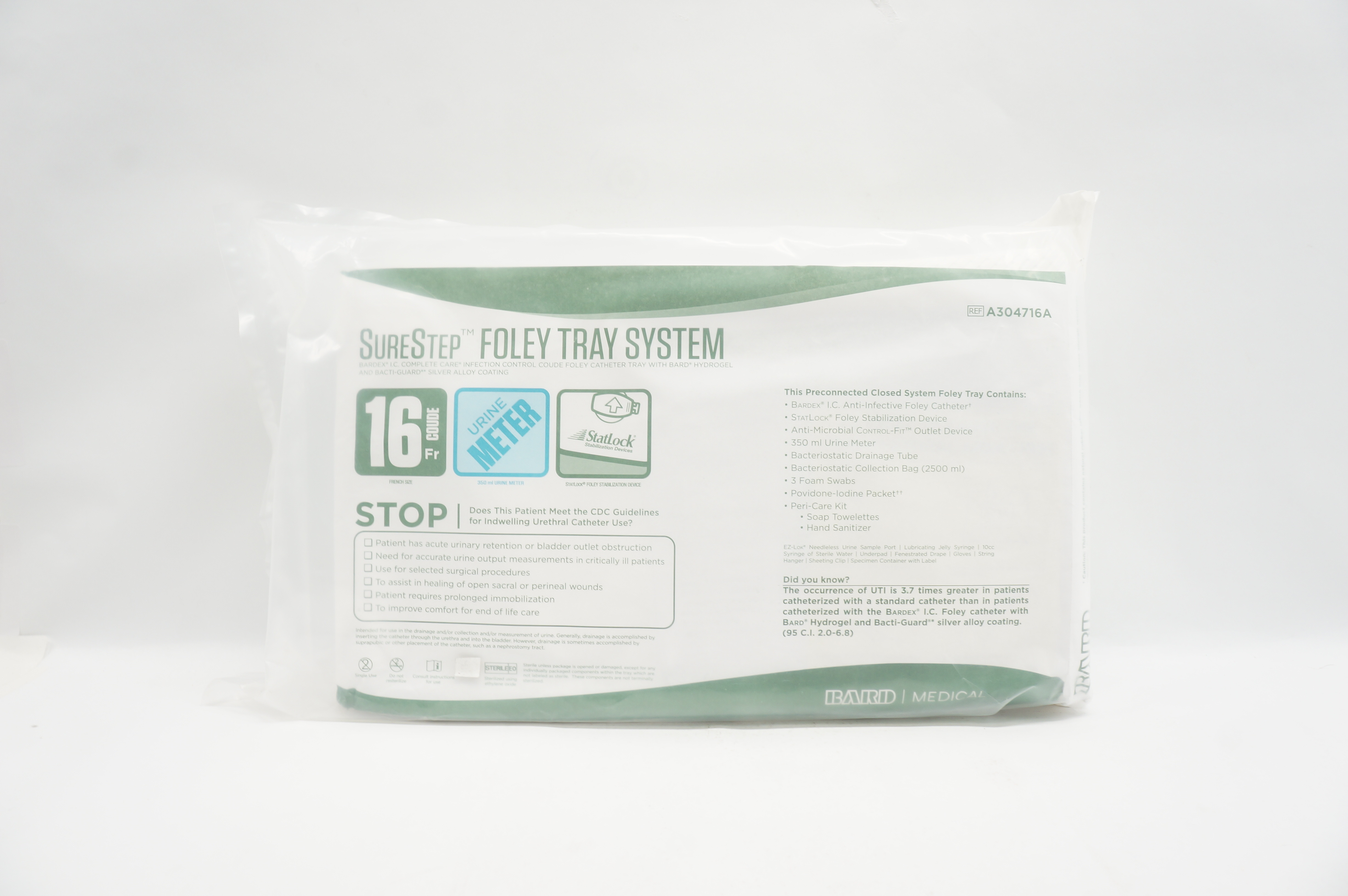 Bard A304716A SureStep Foley Tray System 16 Fr. (x)
