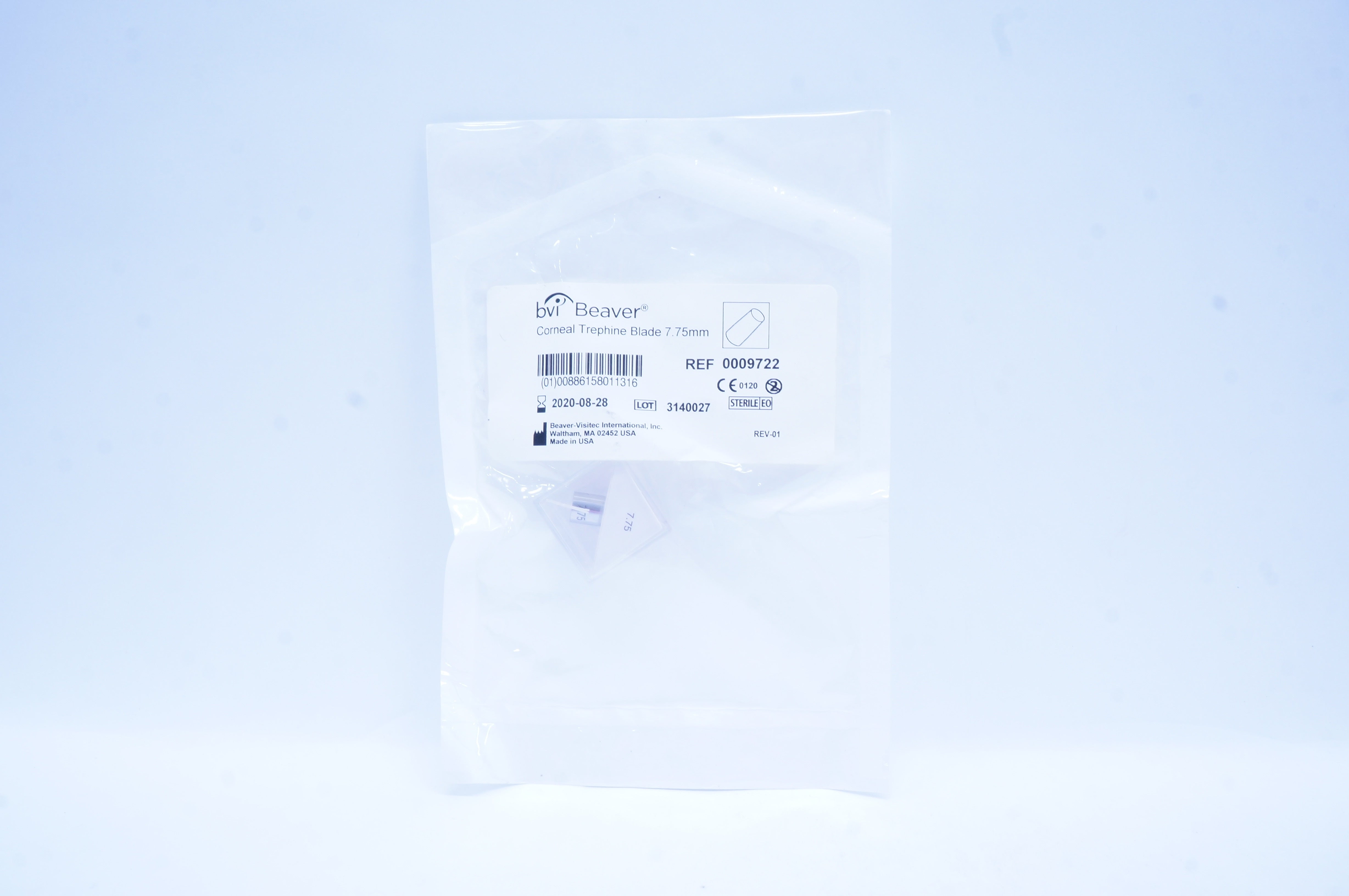 BVI Beaver 0009722 Corneal Trephine Blade 7.75 mm (x)