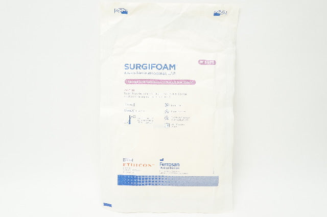 Ethicon 1975 Surgifoam Absorbable Gelatin Sponge 8 x 12.5 x 0.2cm (x)