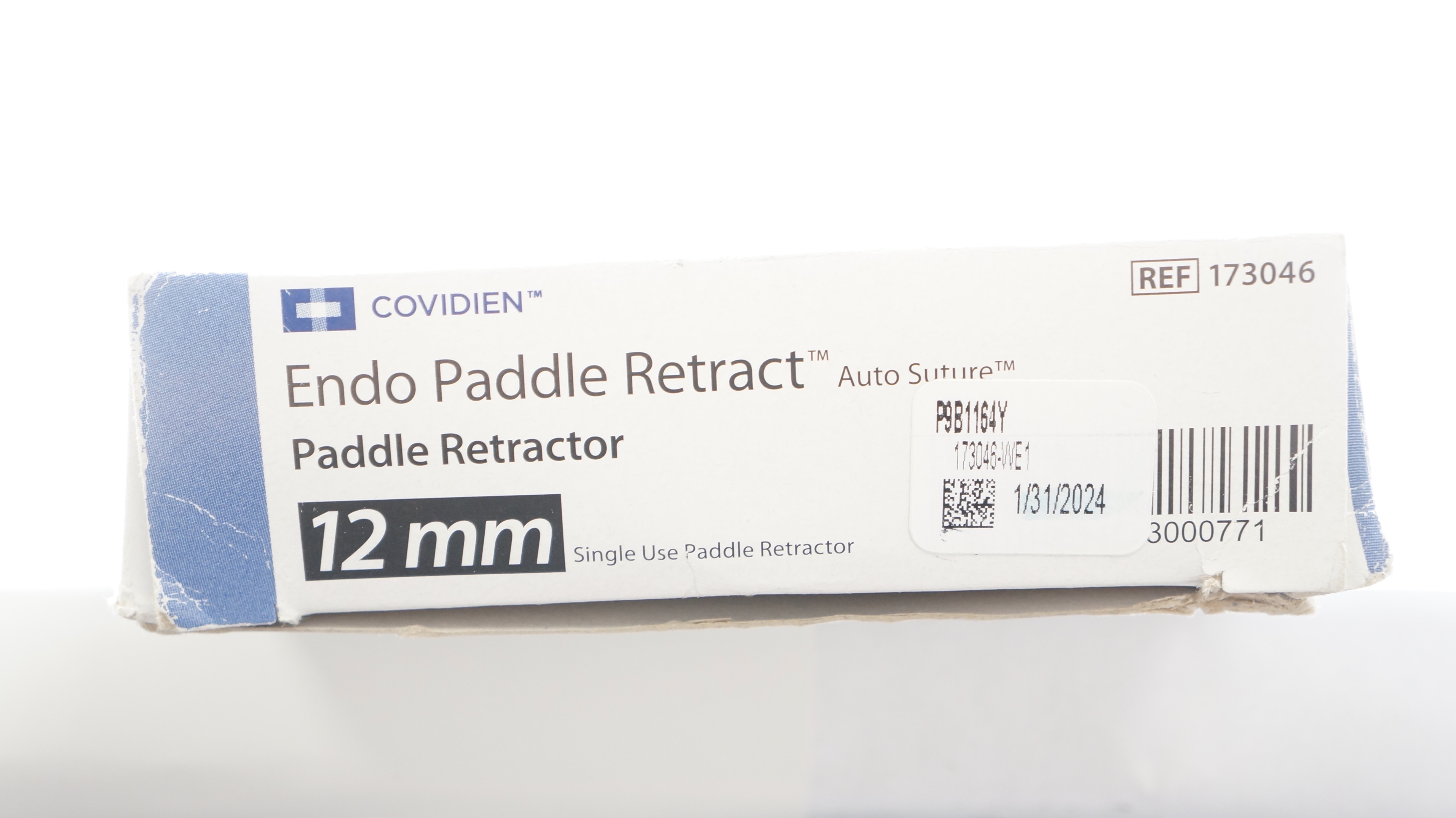 LORO SQ Pierce 02 silver（Ｓ） Covidien 173046 Endo Paddle Retract Paddle Retractor 12mm (x)