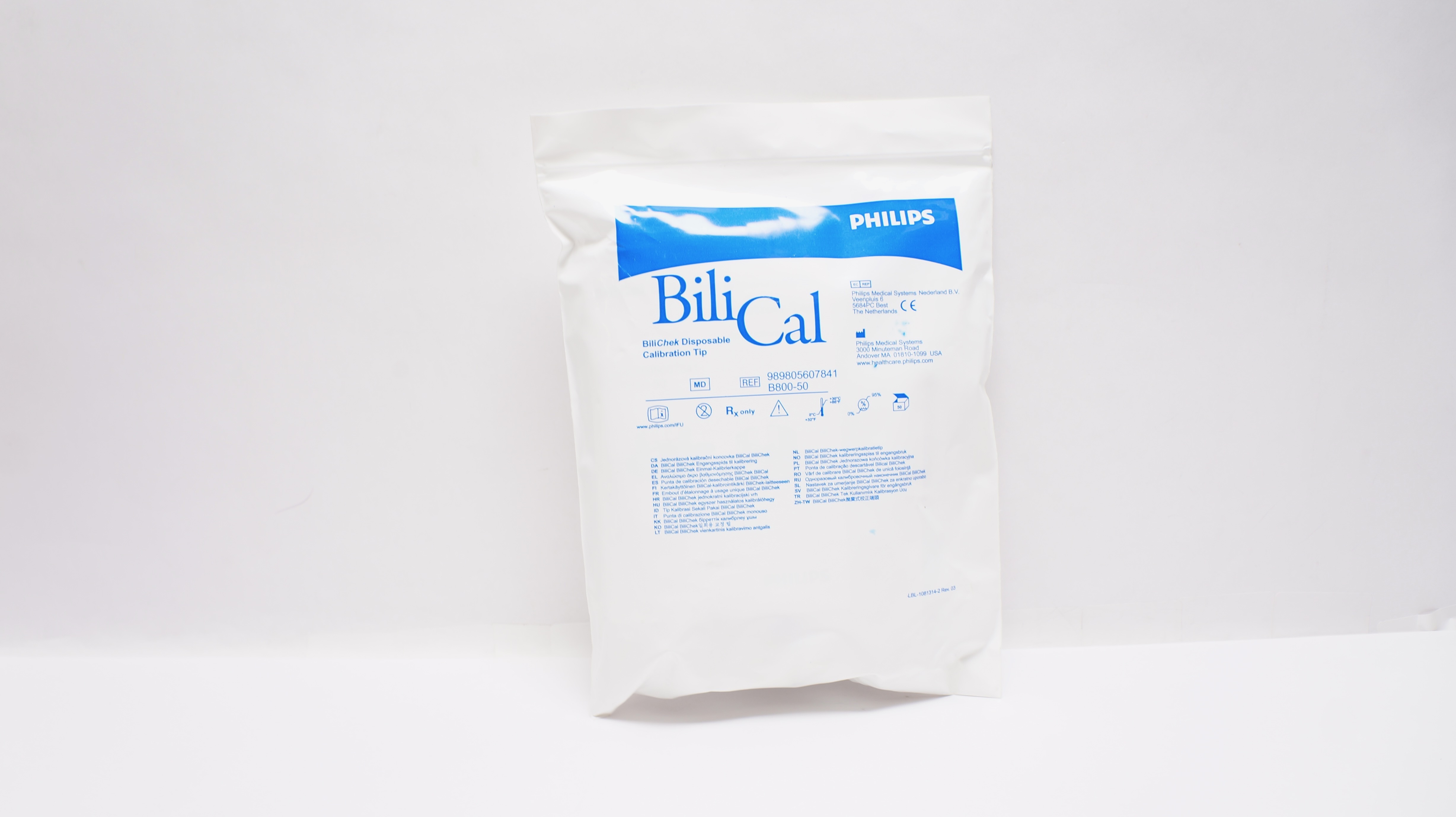 Philips 989805607841/B800-50 BiliChek Disposable Calibration Tip - Pack of 50