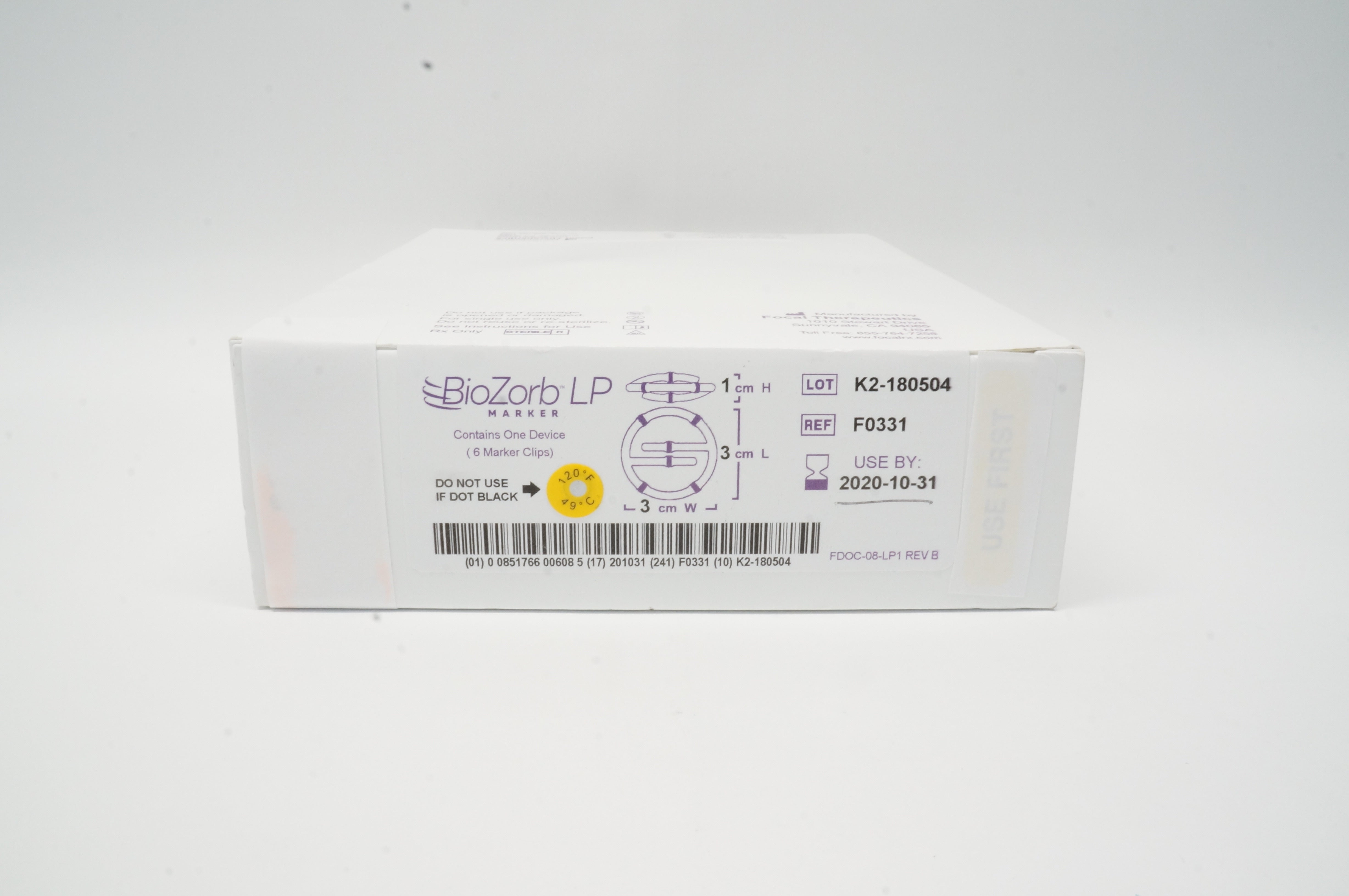 BioZorb F0331 Focal Therapeutics LP Marker 1cm x 3cm (x)