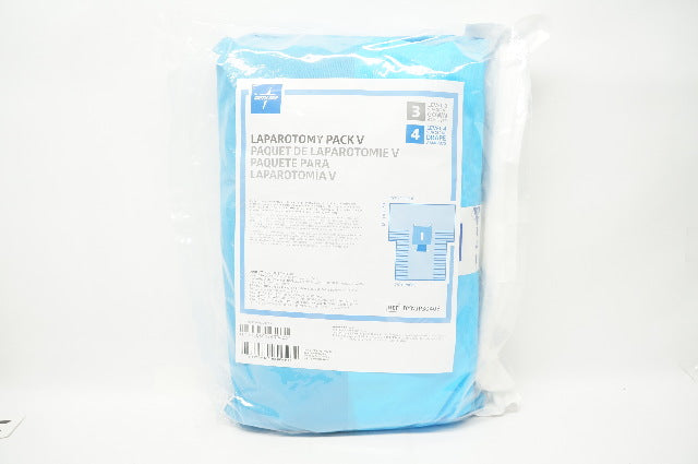 Medline DYNJP3040S Laparotomy Pack V Level 4 Surgical Drape AAMI 102x121x78in.