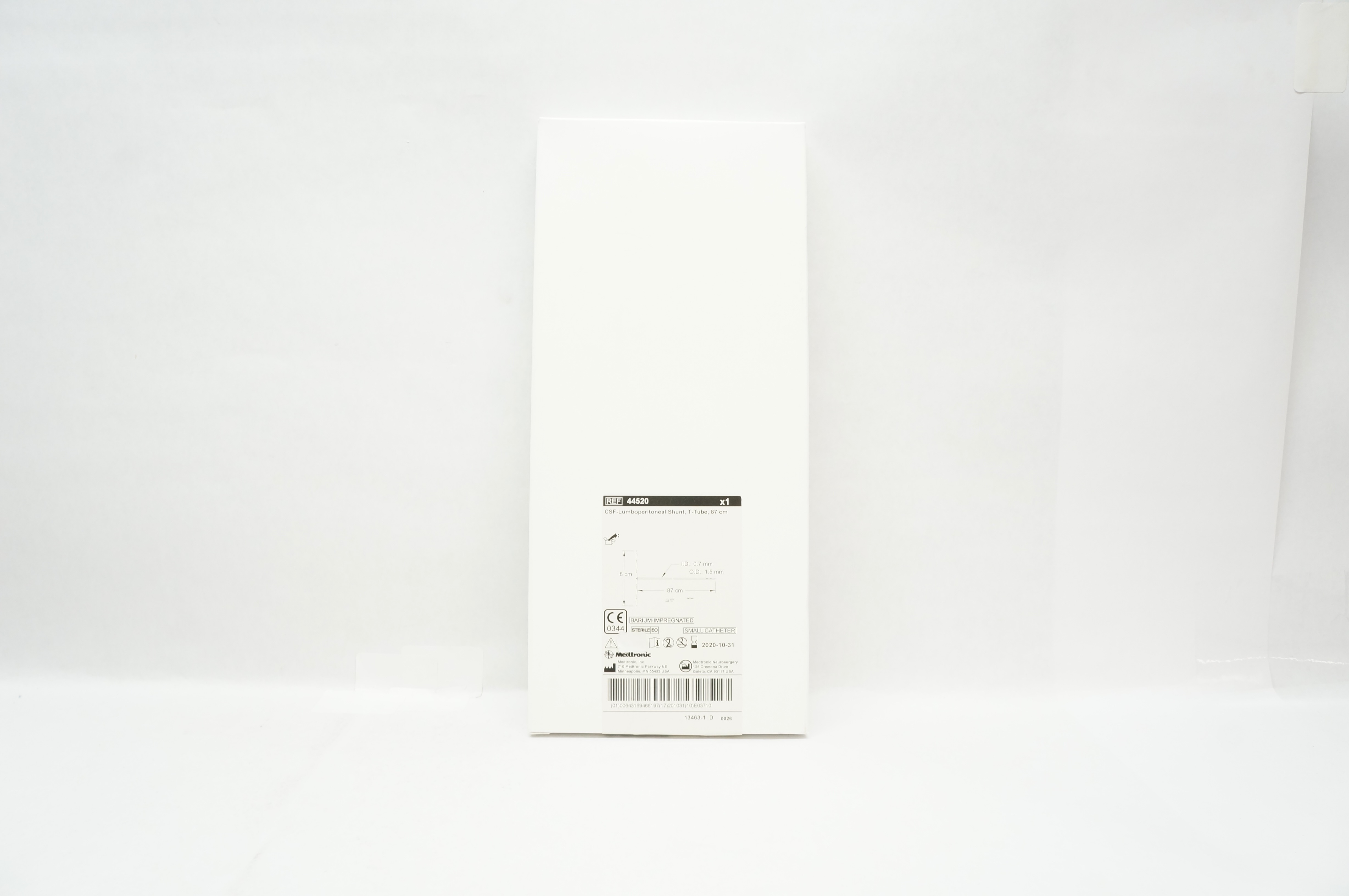 Medtronic 44520 CSFLumboperitoneal Shunt, TTube, 87cm (x)