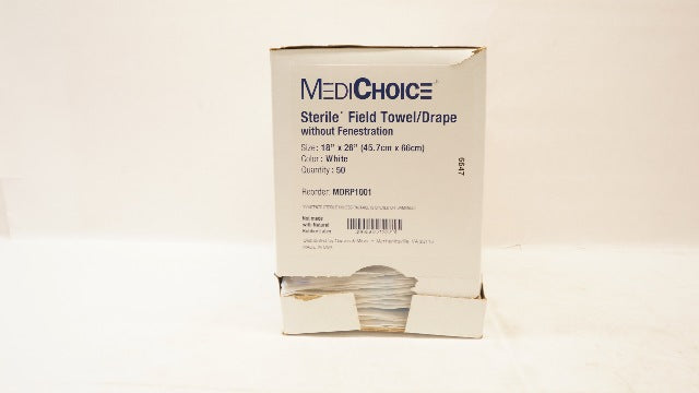 MediChoice MDRP1001 Field Towel/Drape without Fenestration 18 x 26inch-Box of 50