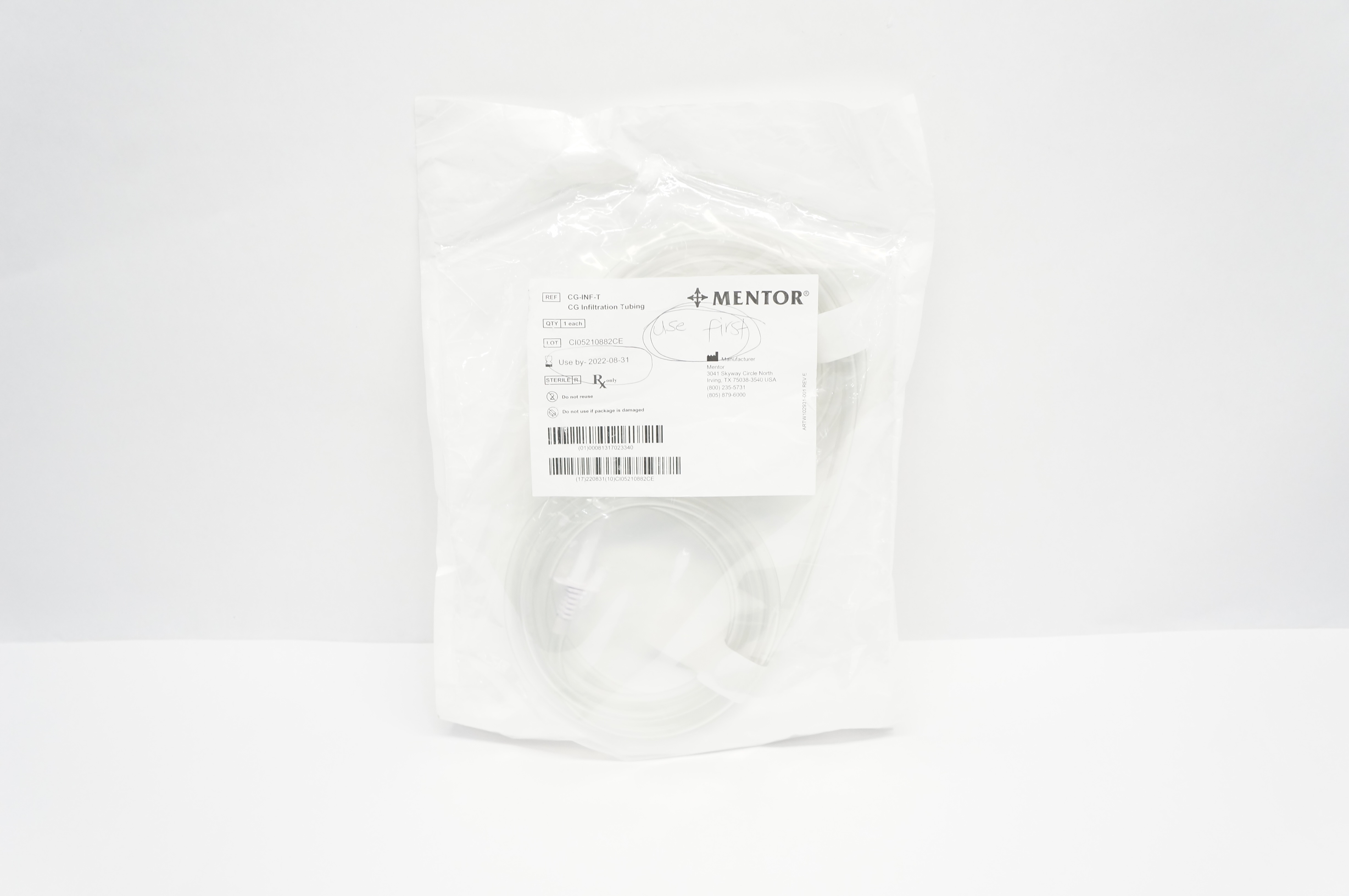 Mentor CG-INF-T CG Infiltration Tubing (x)