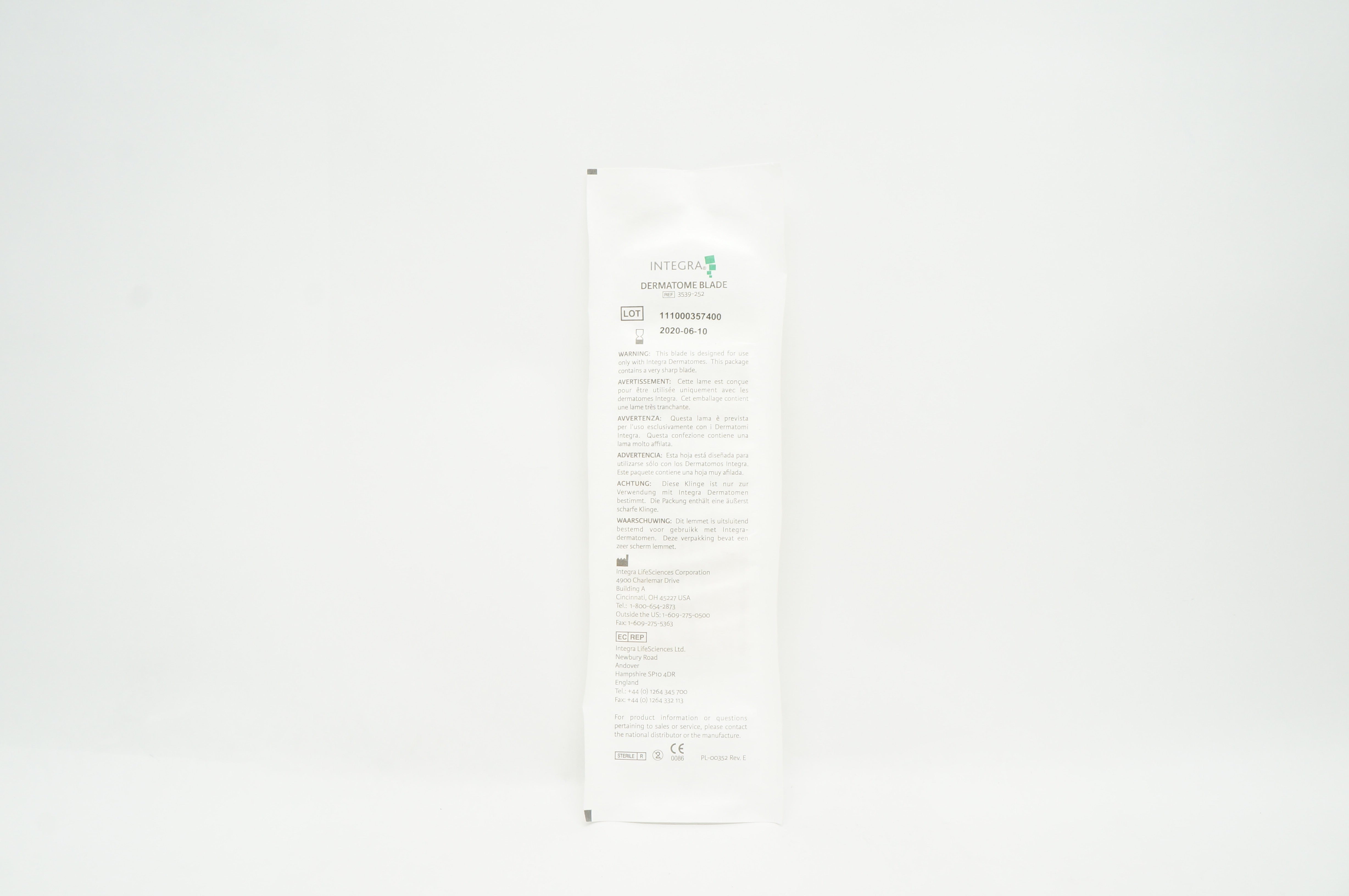 Integra 3539-252 Padgett Dermatome Blade (x)