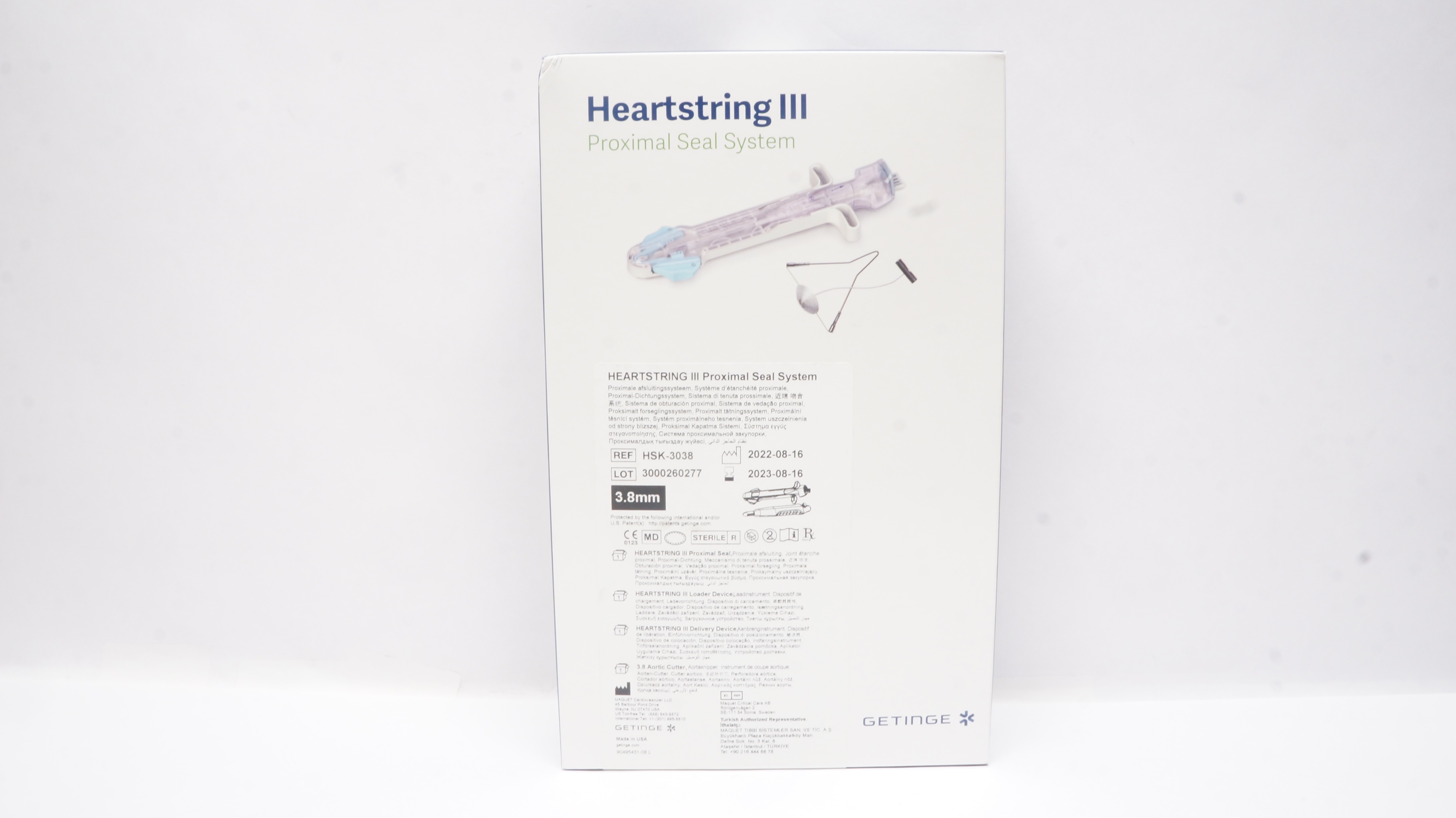 Maquet HSK-3038 Getinge Heartstring III Proximal Seal System (x)